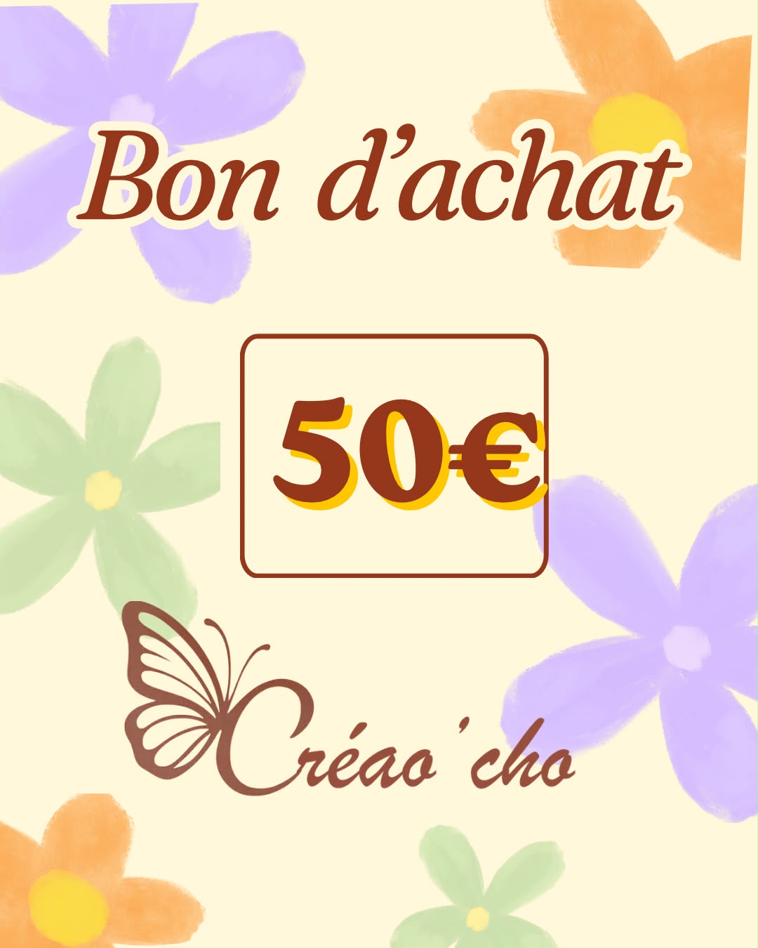 Bon d'achat 50 EUR