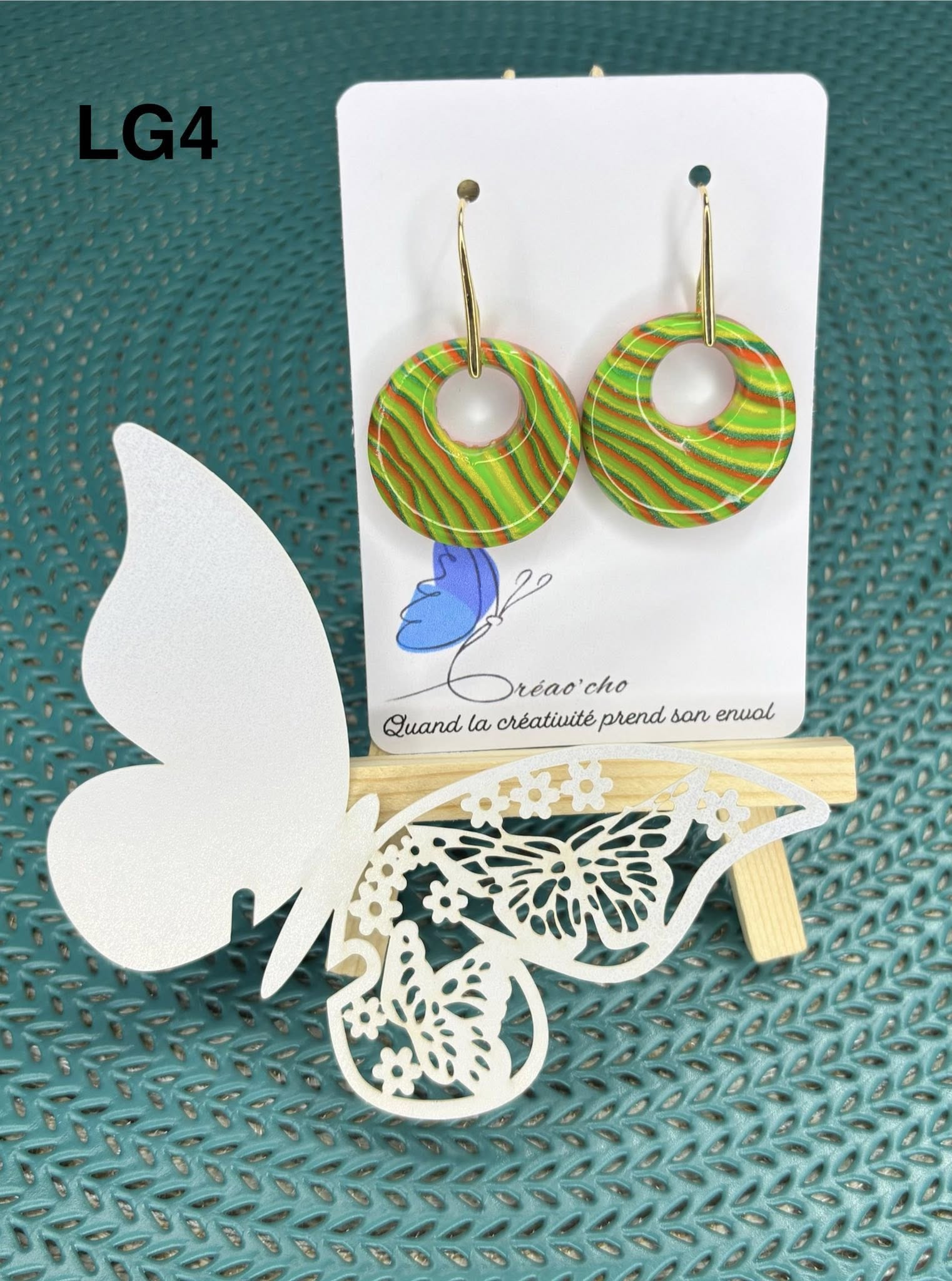Boucles Geometriques Terracotta