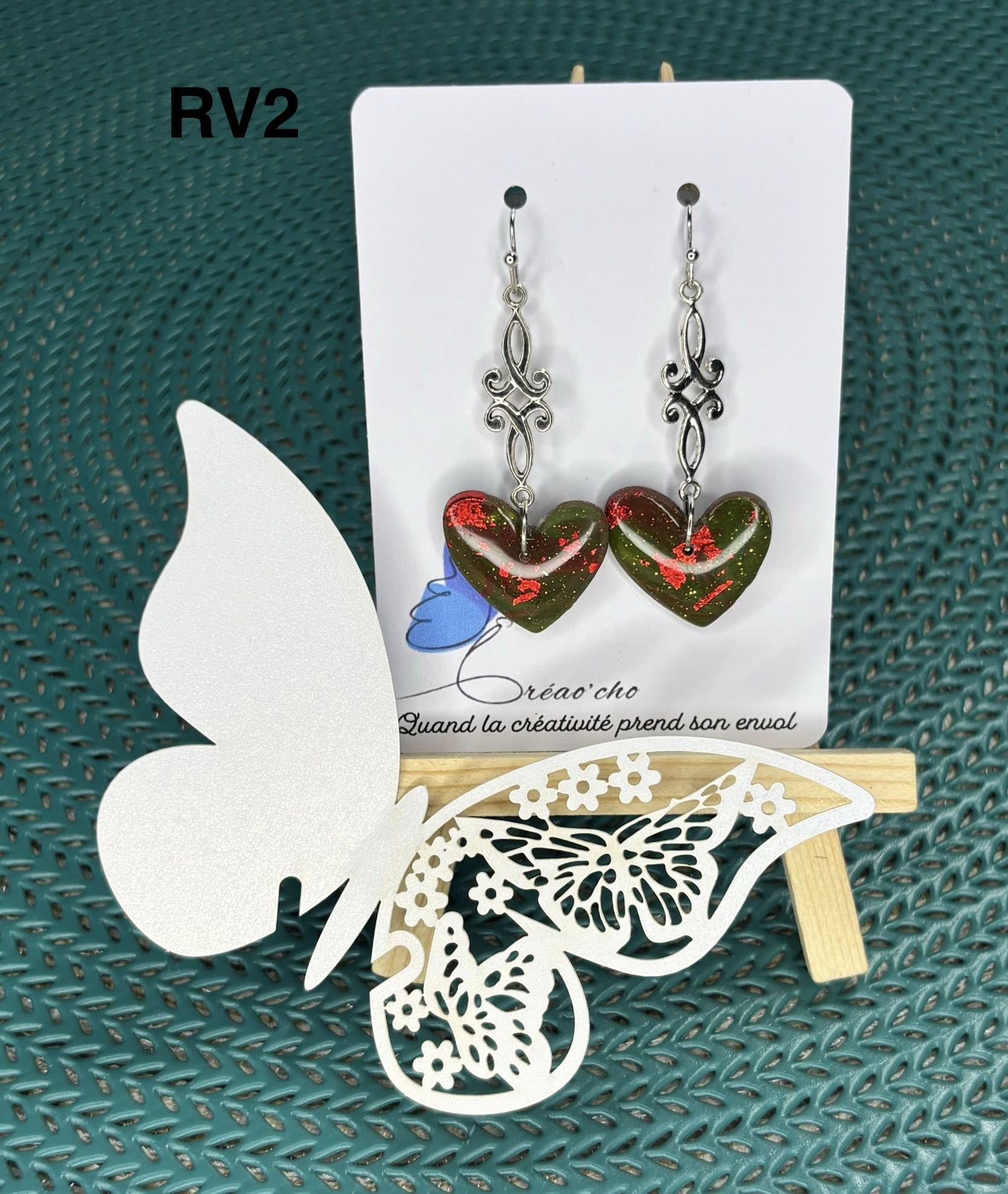 Boucles Marble Noir & Or