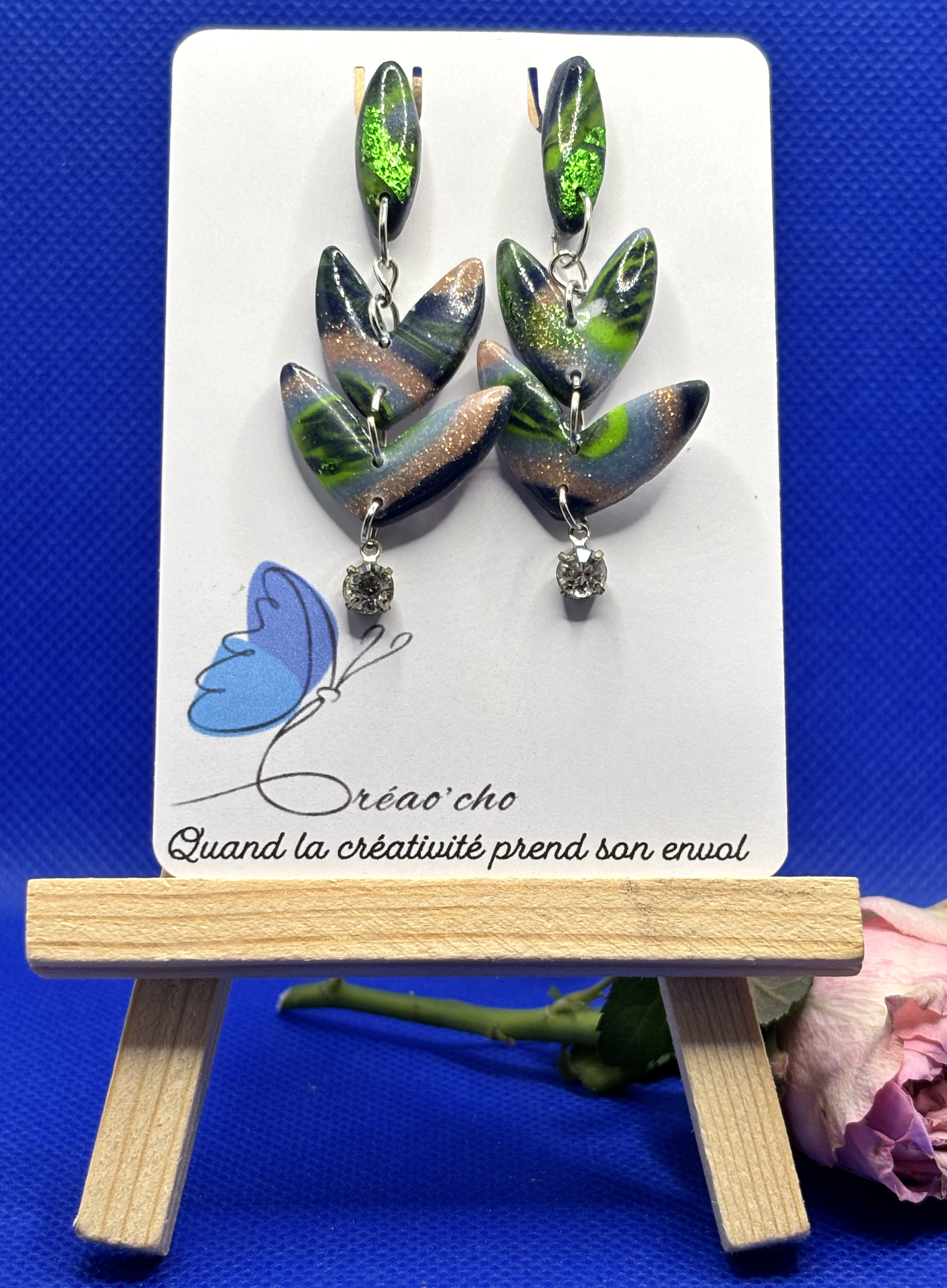 Boucles d'oreilles épis NDV3
