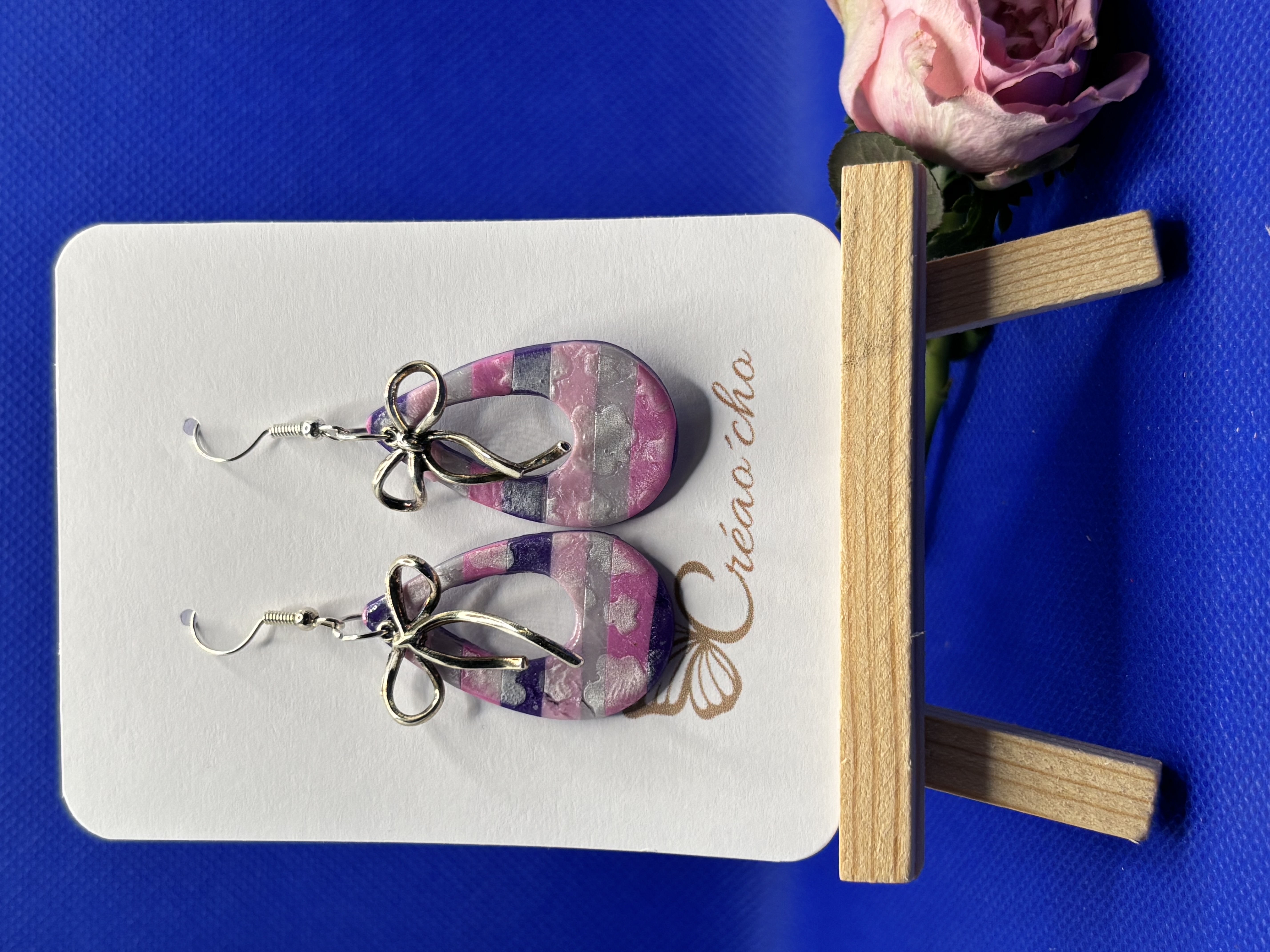 Boucles d'oreilles "Goutte de tendresse"DM2