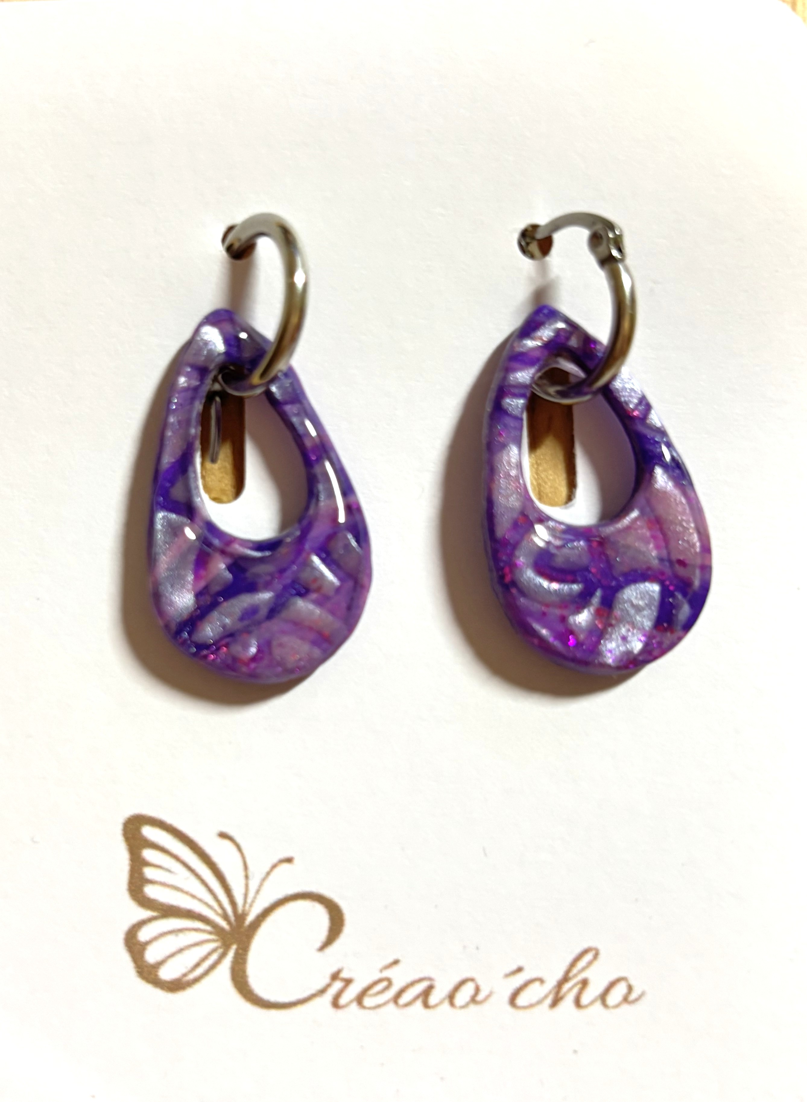 Boucles d'oreilles Goutte SDM10