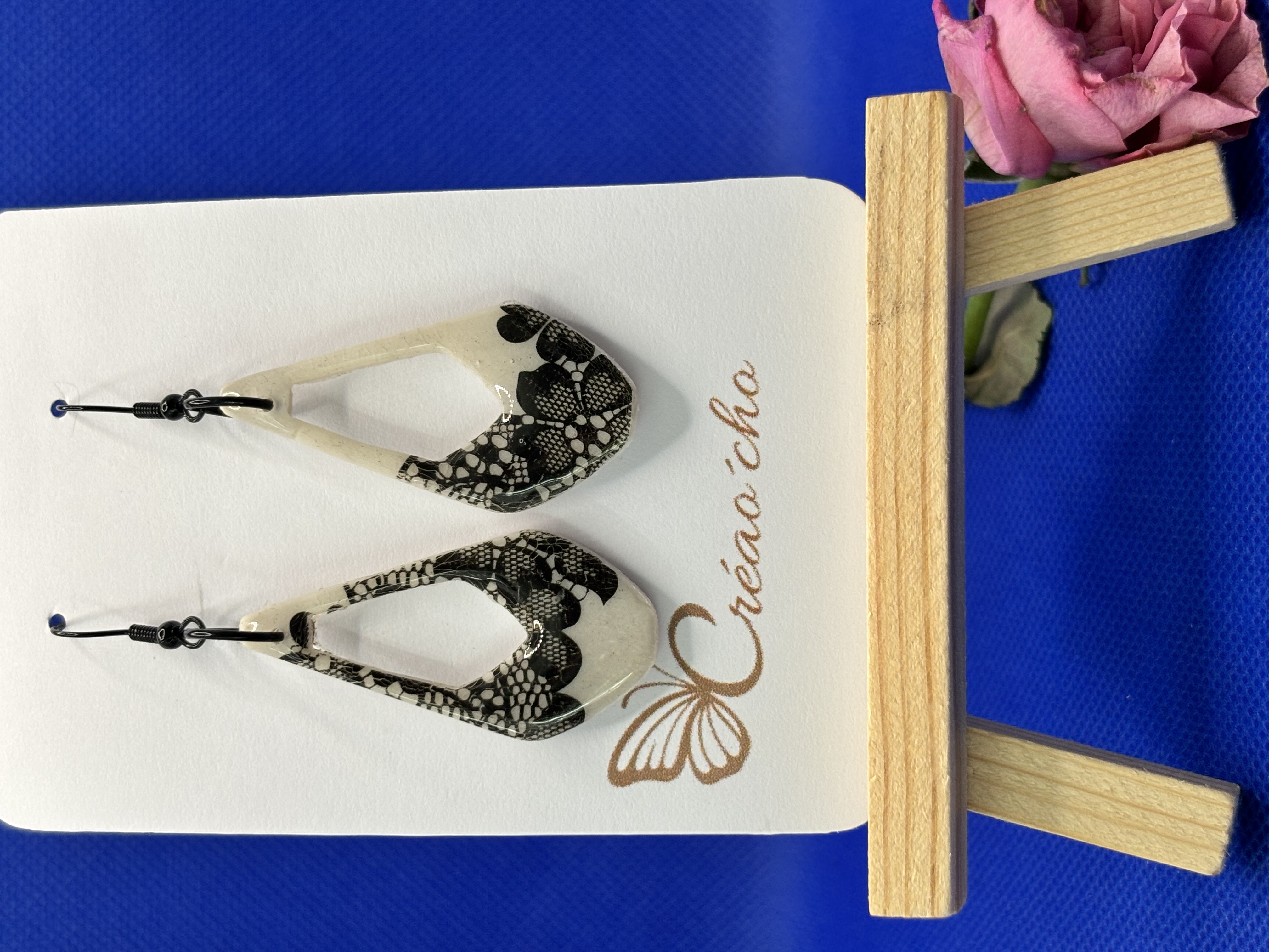 Boucle d'oreille losange BEN2