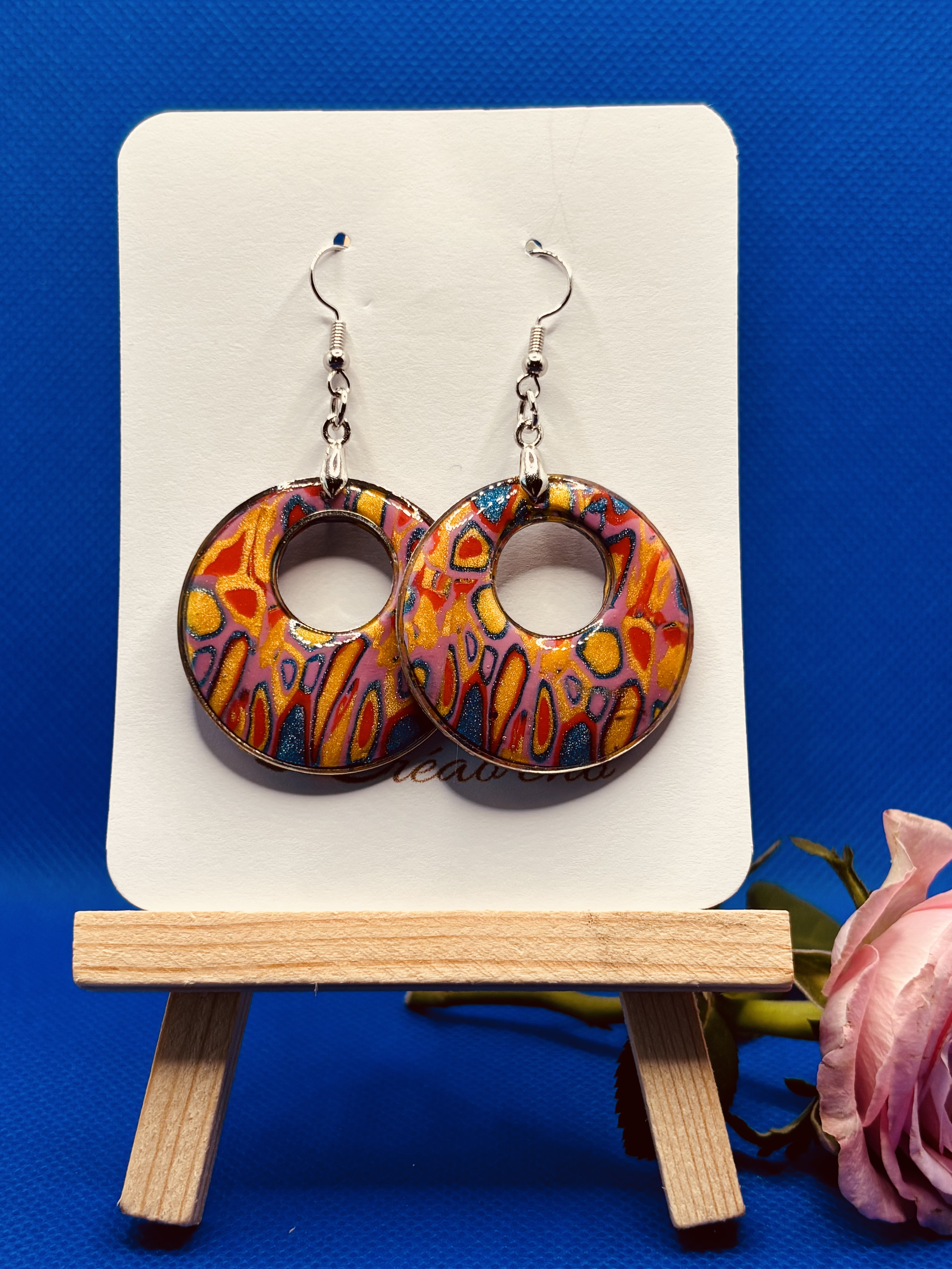 Boucles d'oreilles "Carnaval" CTEC11