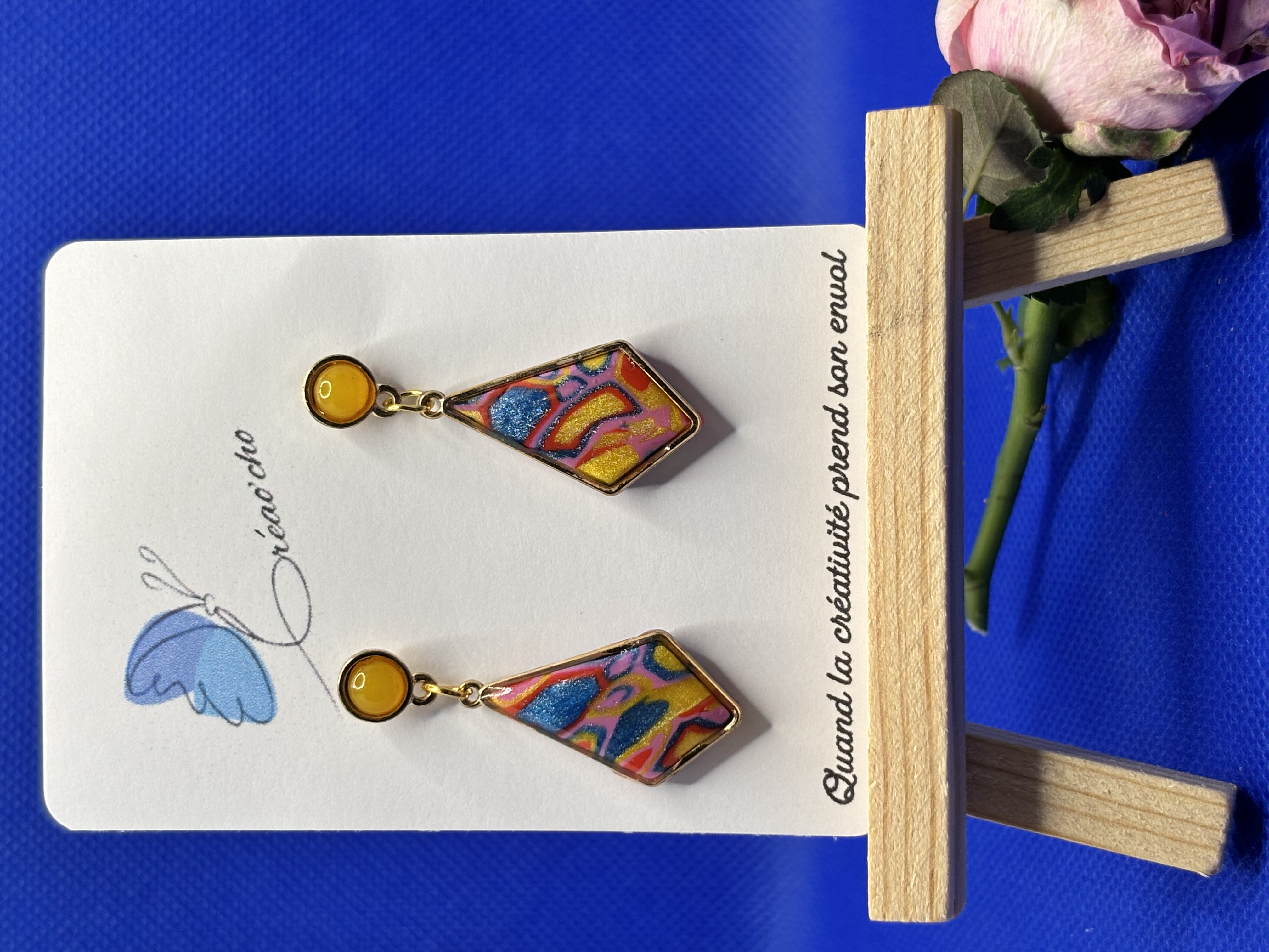 Boucles d'oreilles "Carnaval"CTEC14