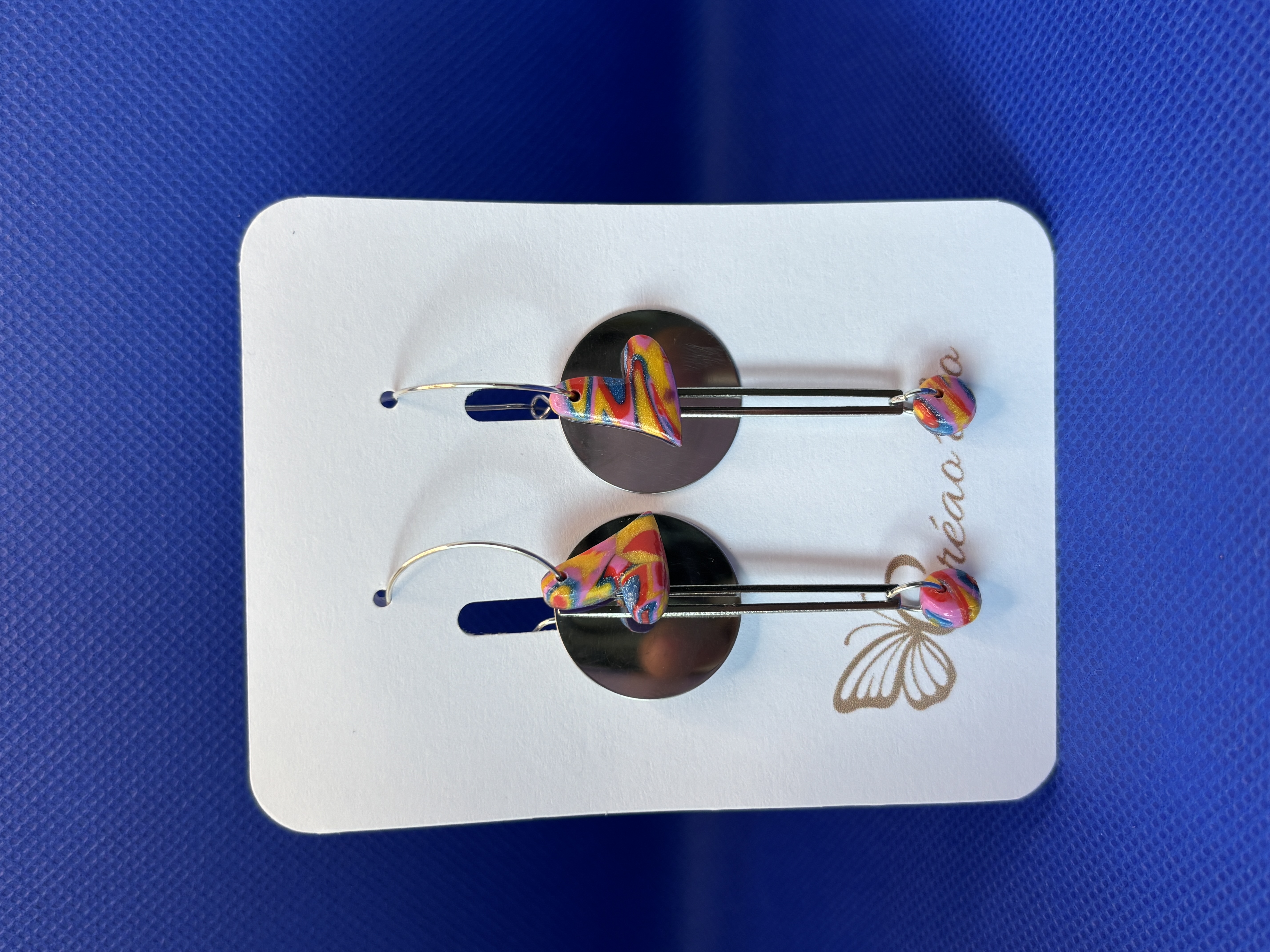 Boucles d'oreilles "le coeur " CTEC17