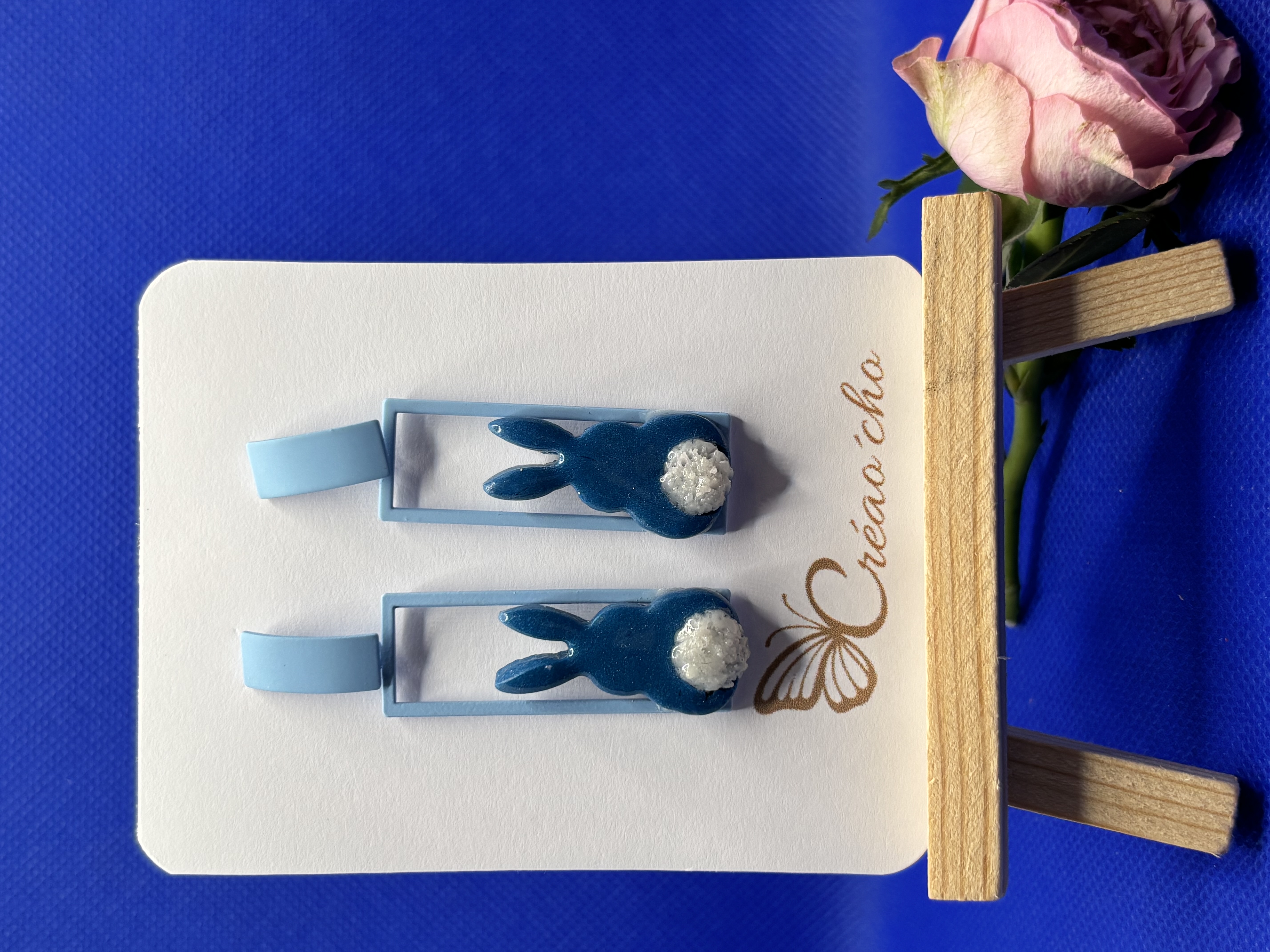 Boucles d'oreilles "Lapinou"LBDC2