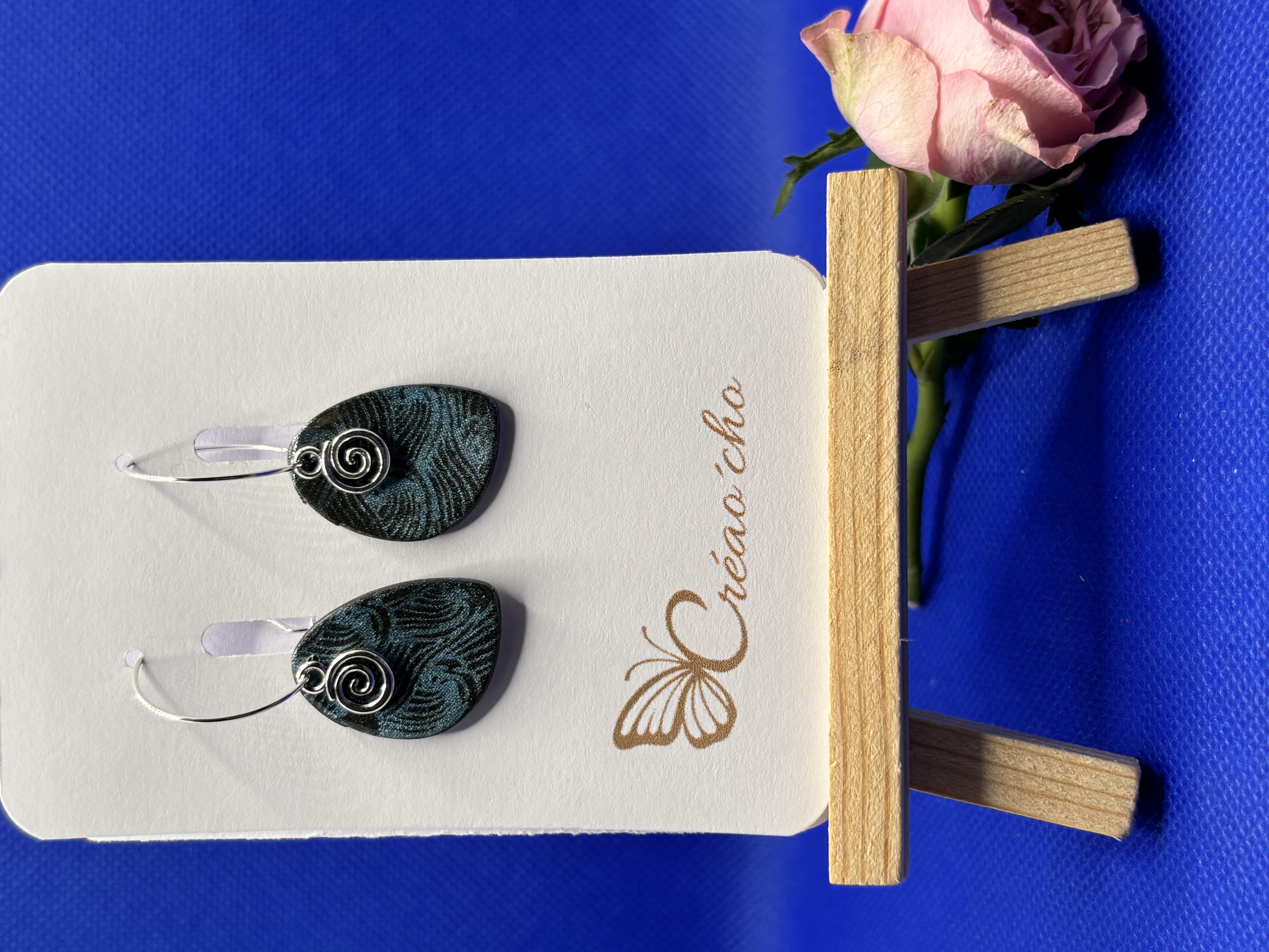 Boucles d'oreilles "Vagues"LBDC5