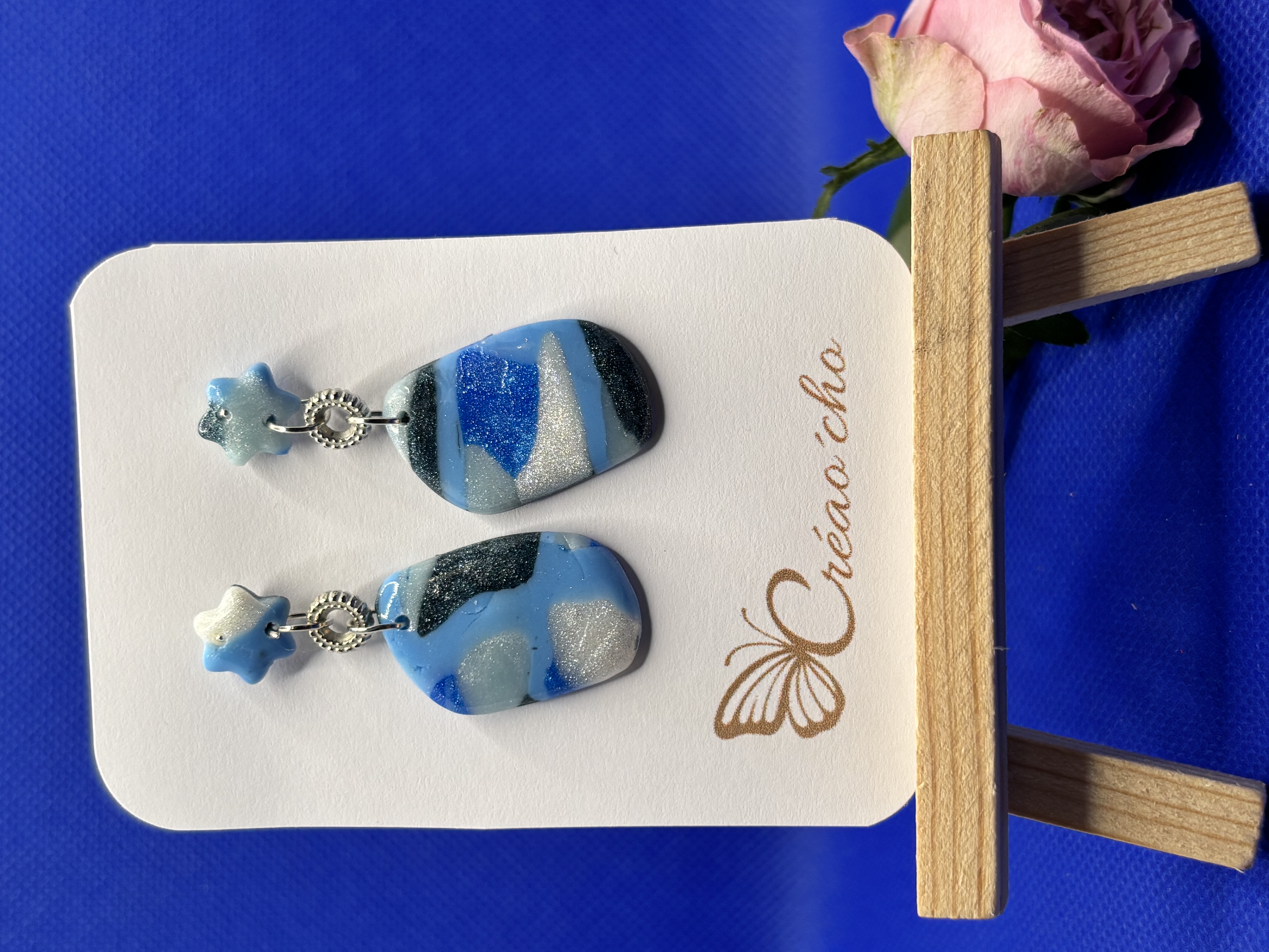 Boucles d'oreilles "composée" LBDC10