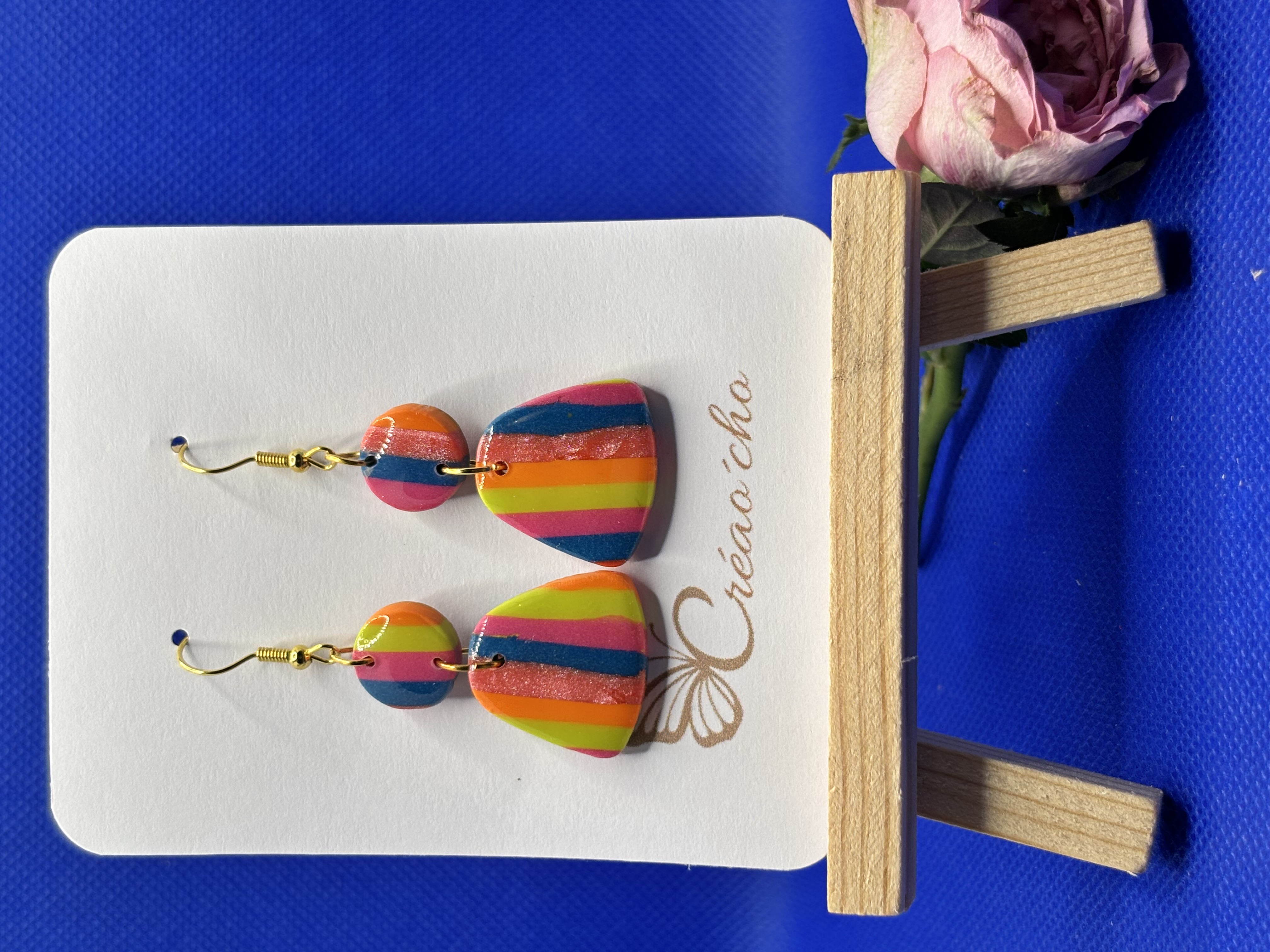 Boucles d'oreilles "Composée"LLEF2
