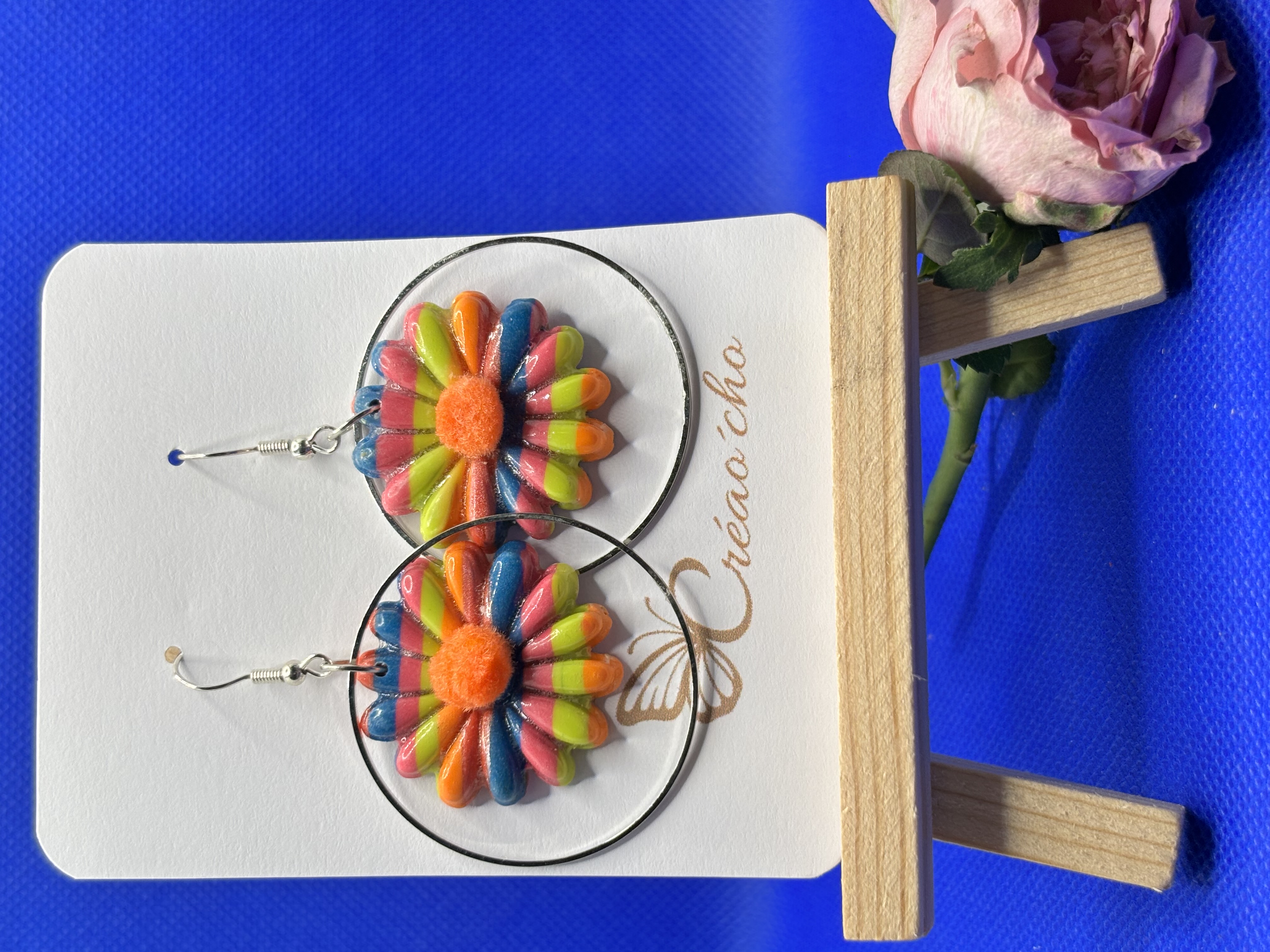 Boucles d'oreilles "Fleur" LLEF3