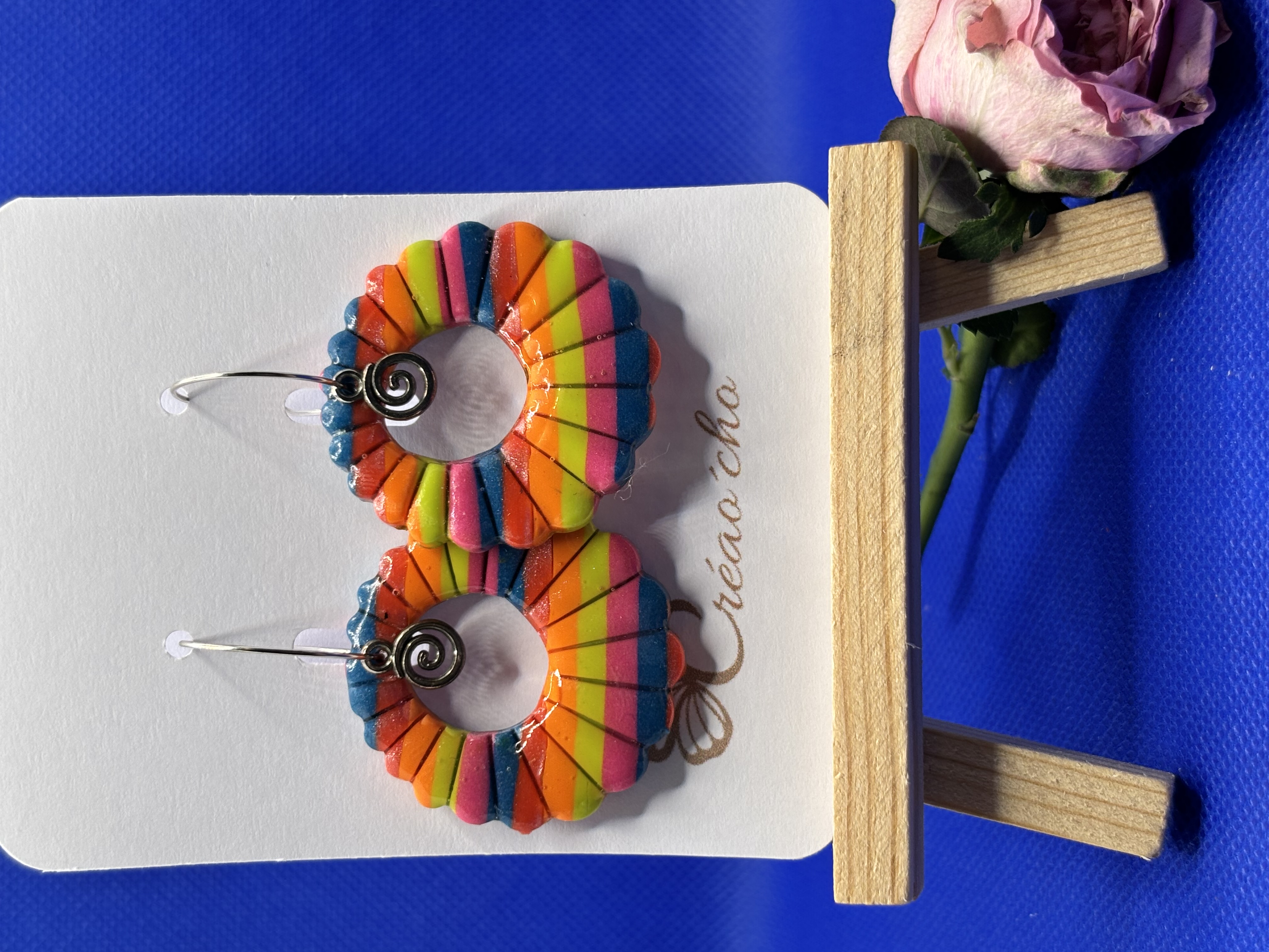 Boucles d'oreilles "Ronde"LLEF4