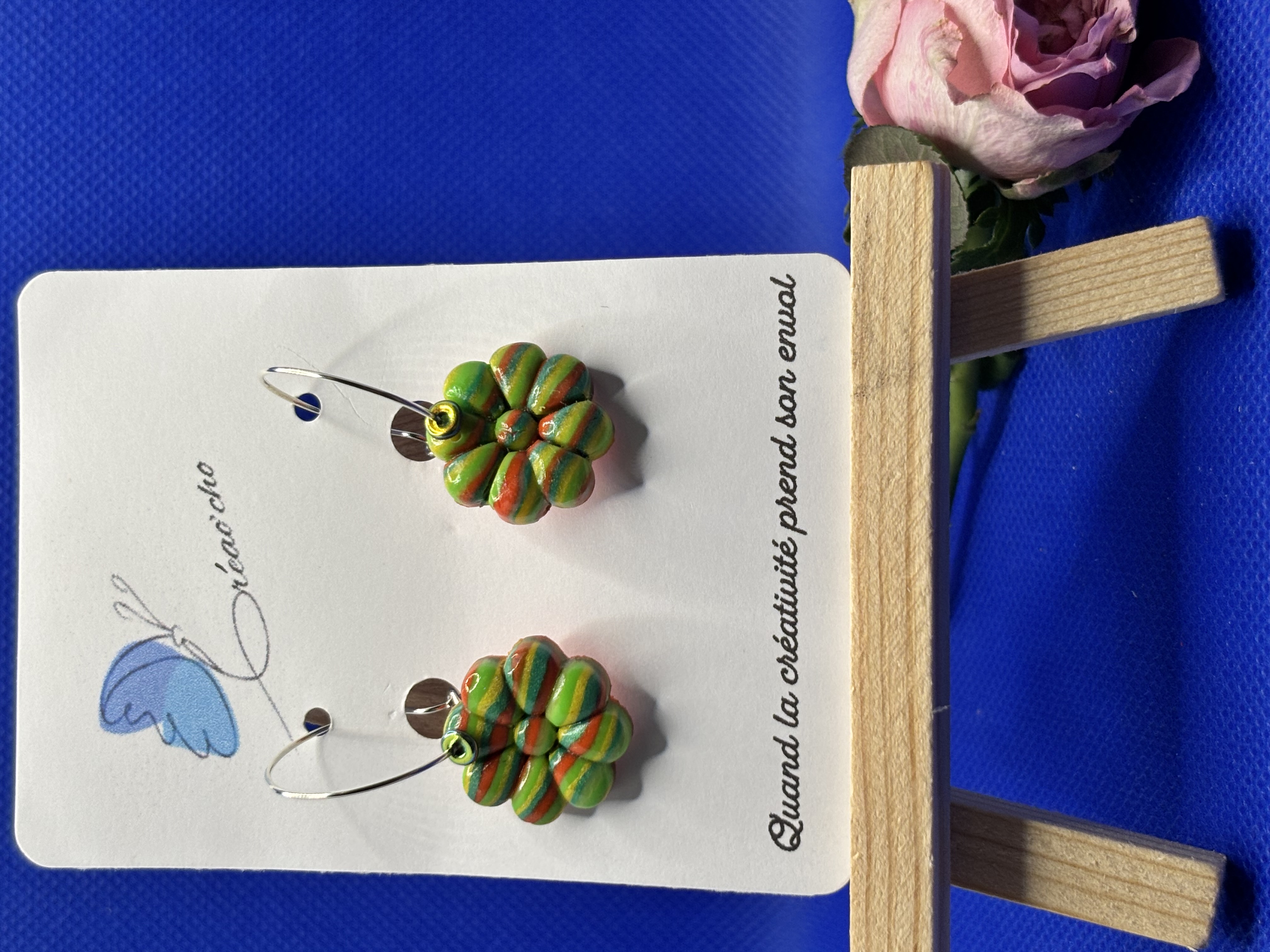 Boucles d'oreilles "Fleur"LLEF11