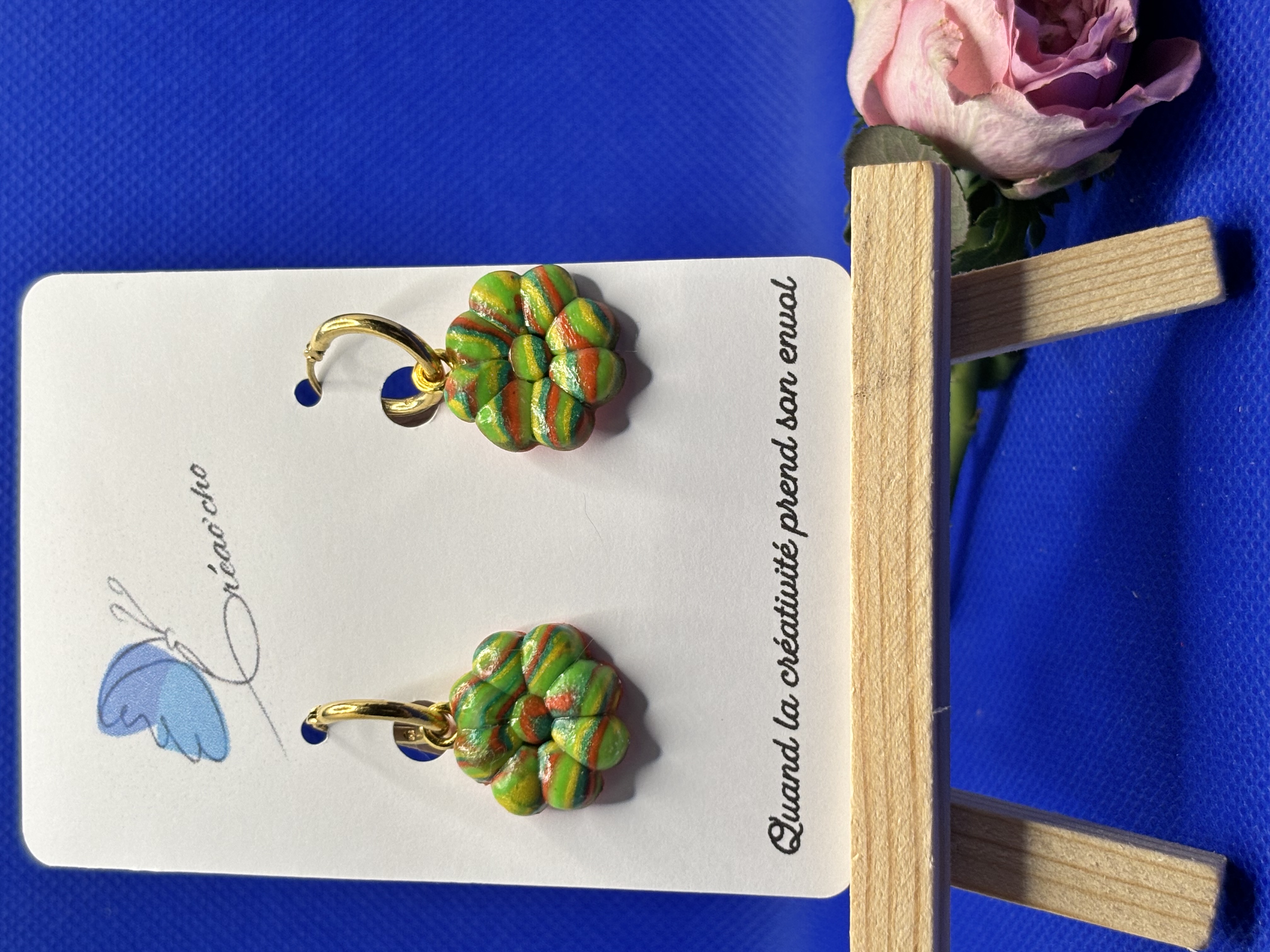 Boucles d'oreilles "Fleur" LLEF14