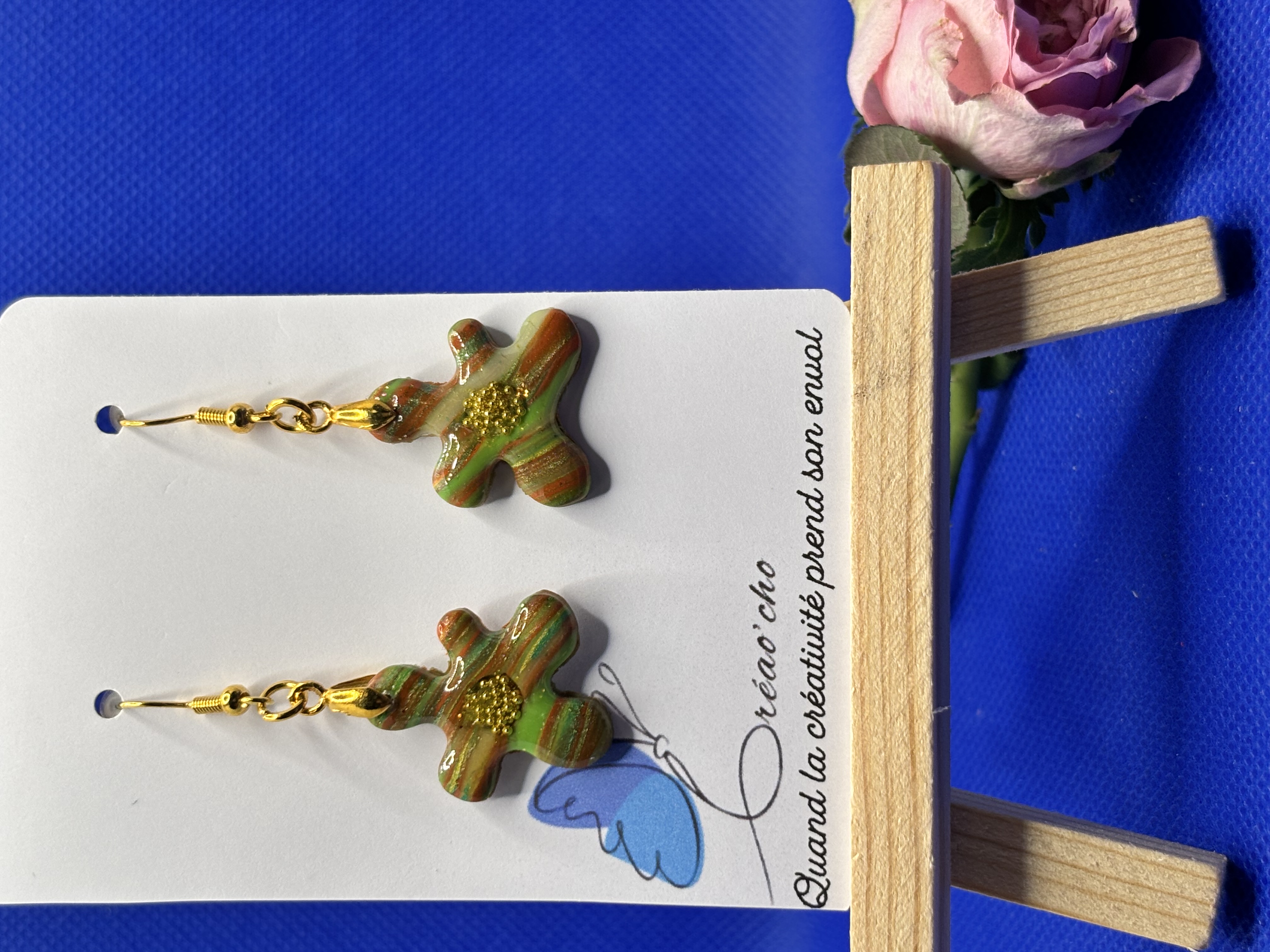 Boucles d'oreilles "Fleur"LLEF18
