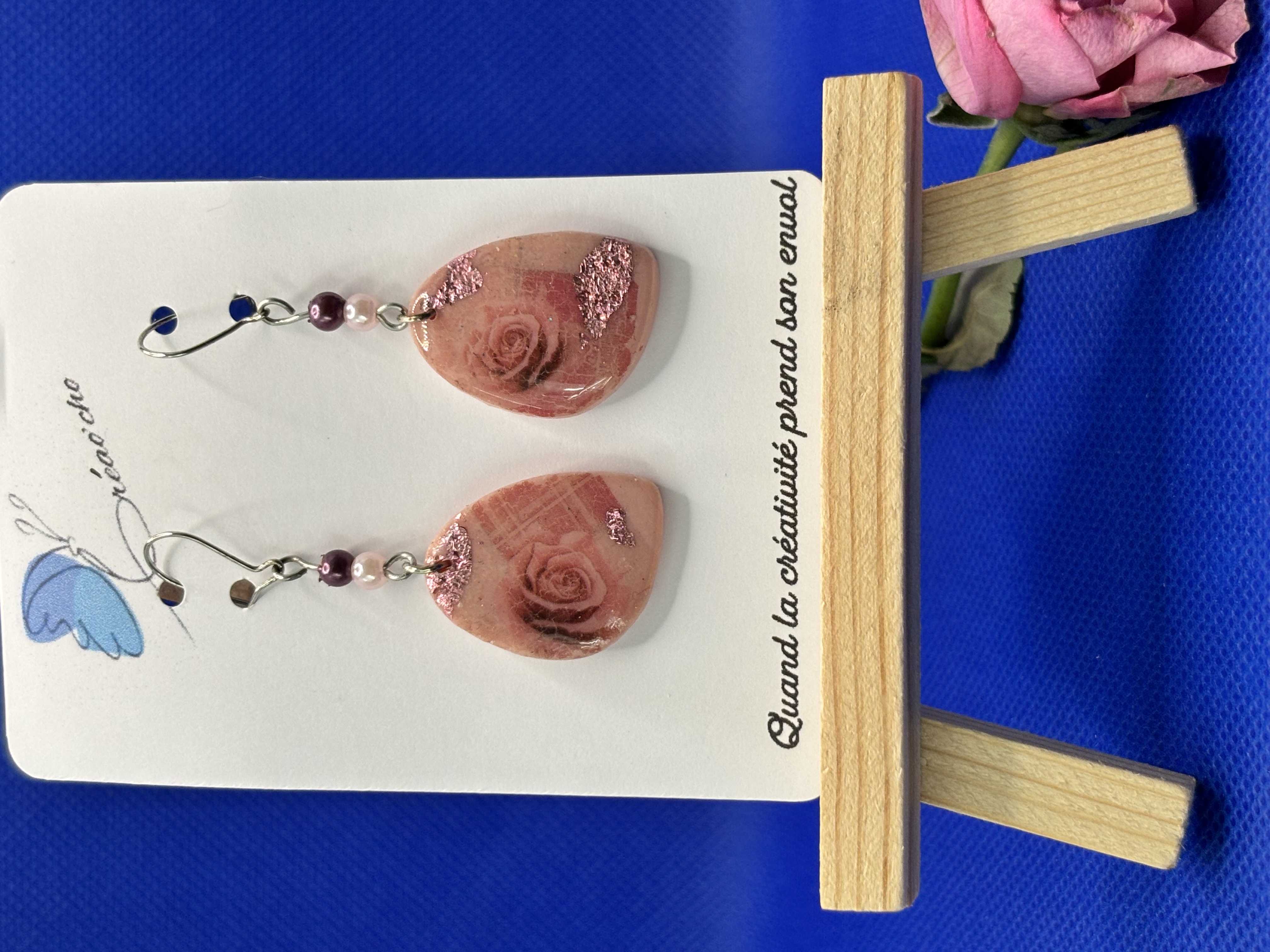 Boucles d'oreilles "Pendante" VER1
