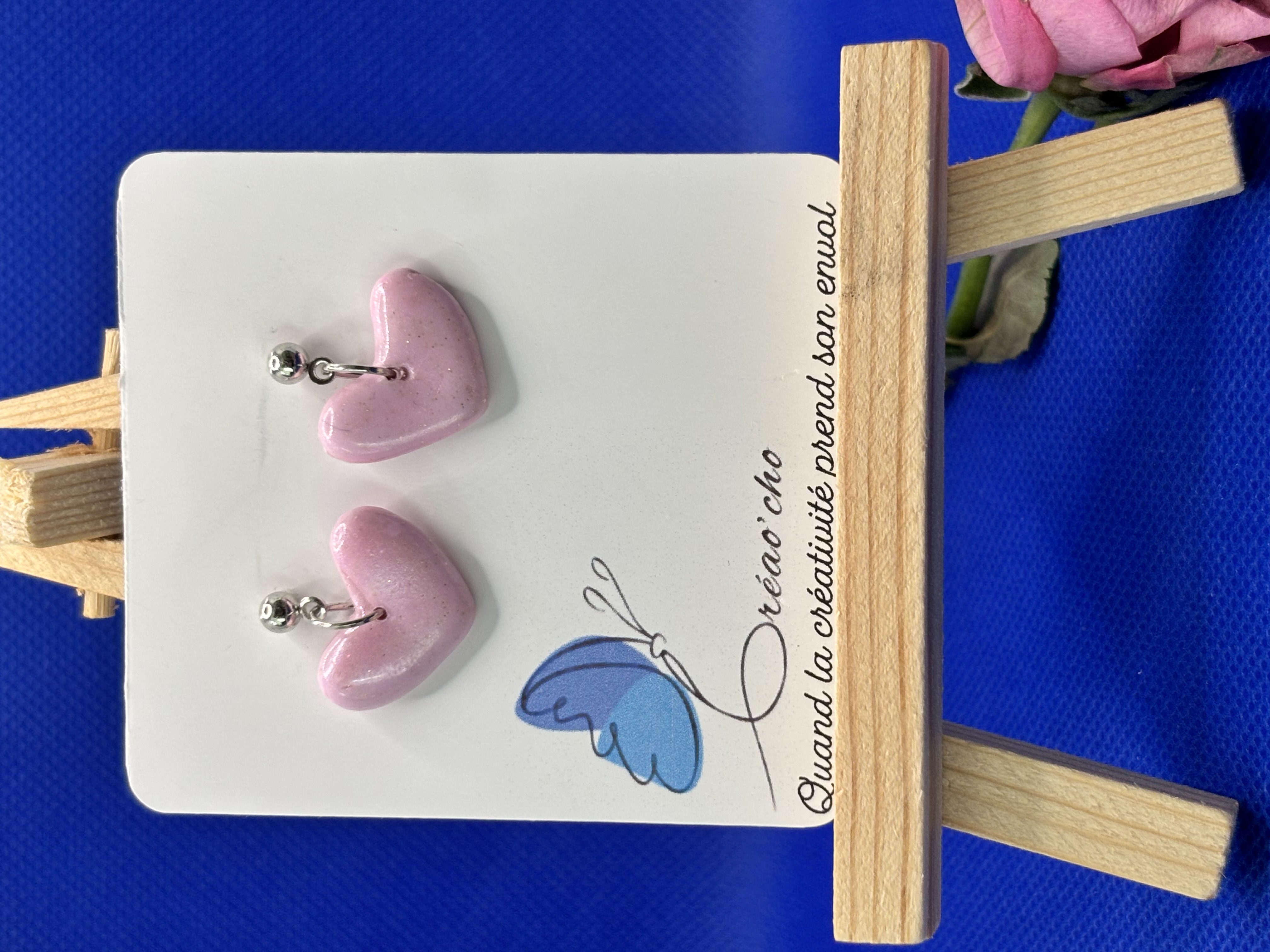 Boucles d'oreilles "Coeur"VER5