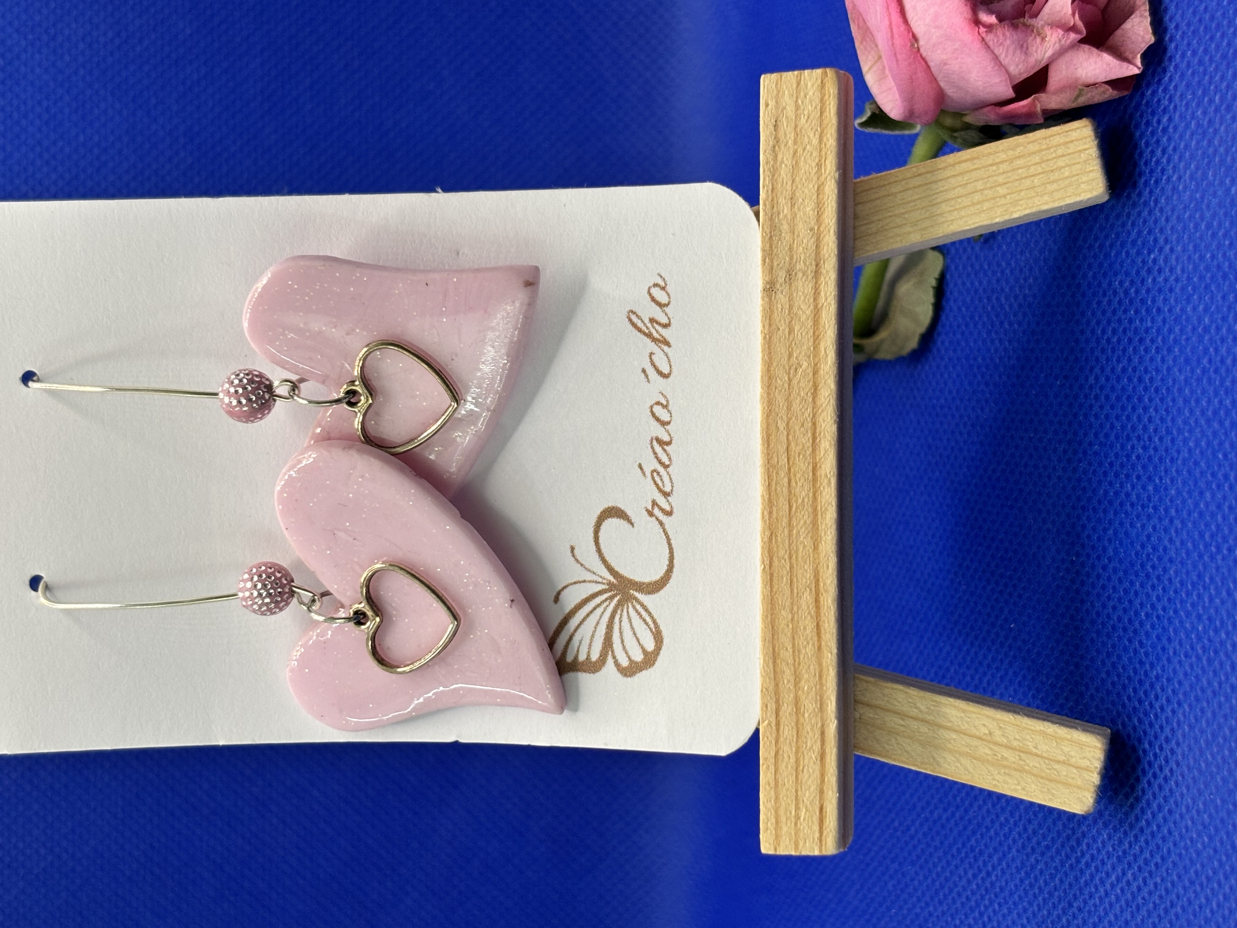 Boucles d'oreilles "Coeur"VER6