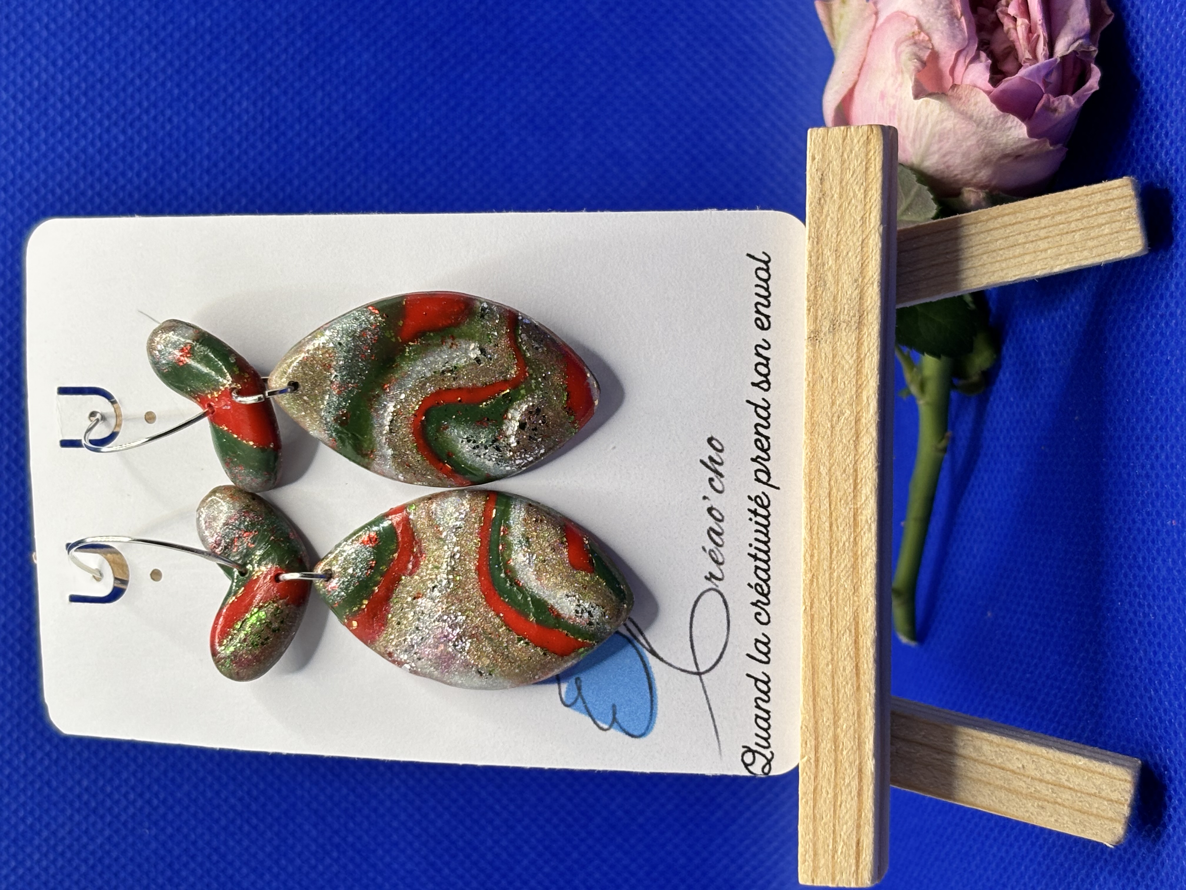 Boucles d'oreilles " Poisson" PVRL4