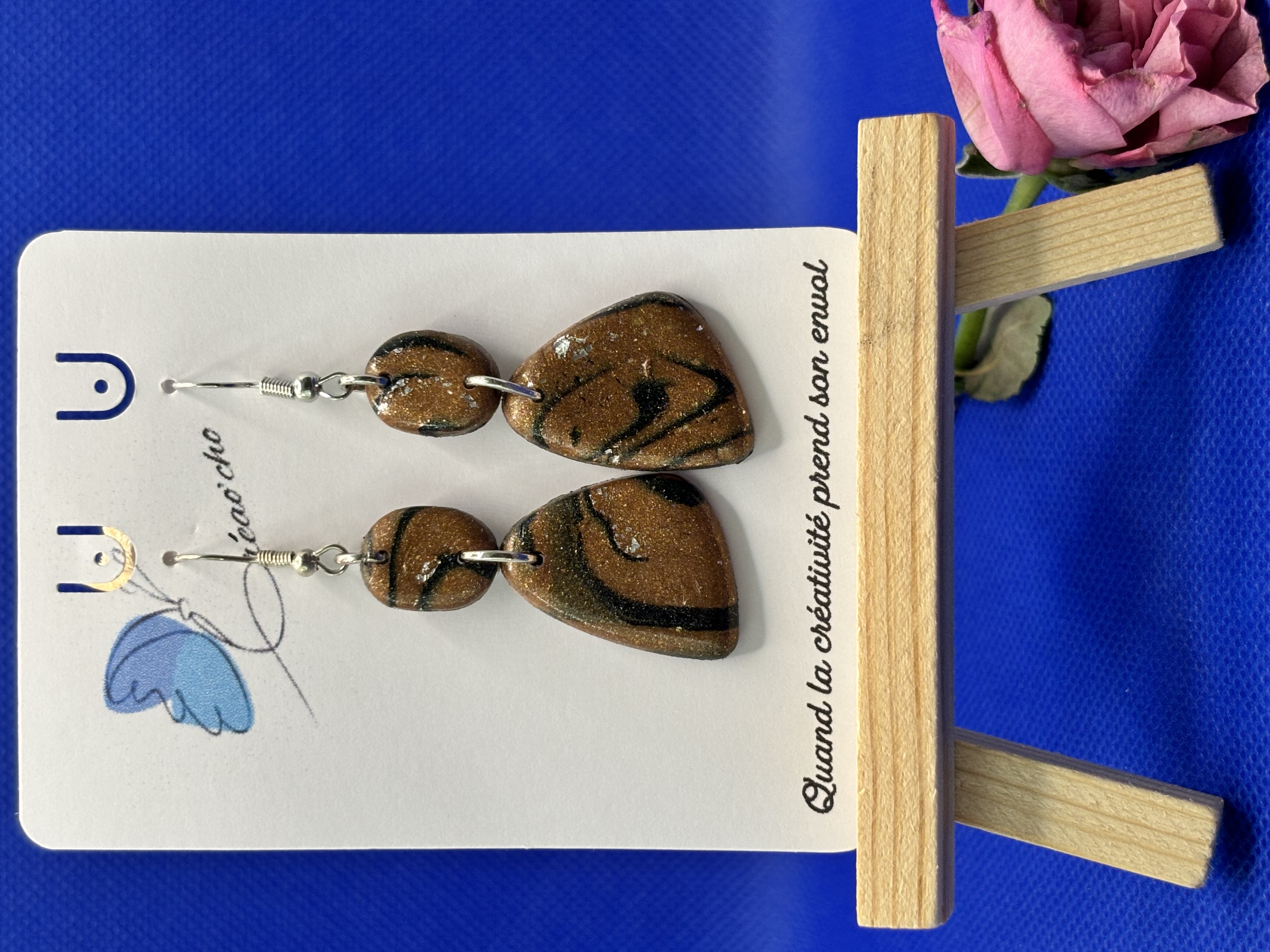Boucles d'oreilles "Composé" LBD5