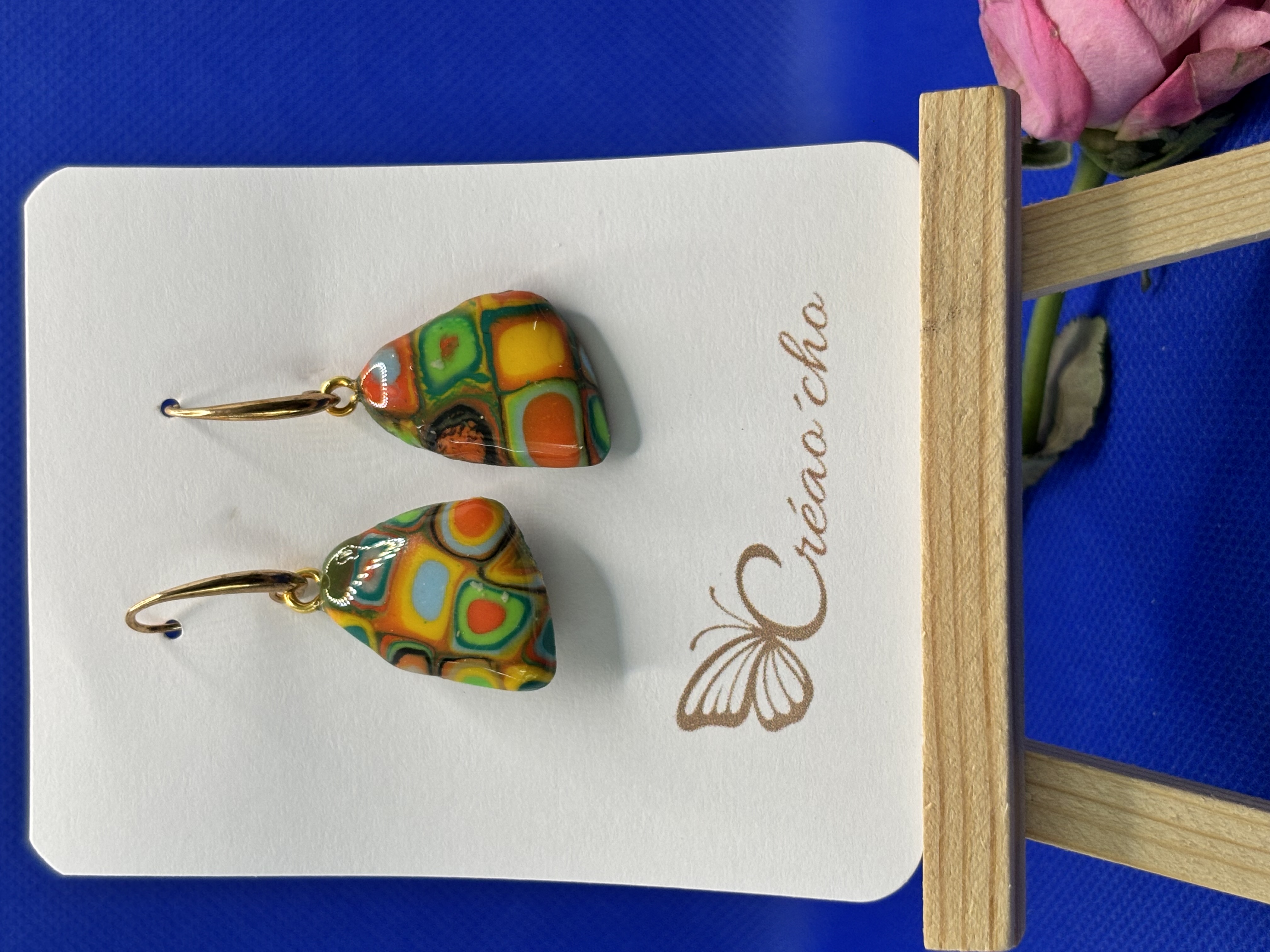 Boucles d'oreilles " Goutte" FDM2