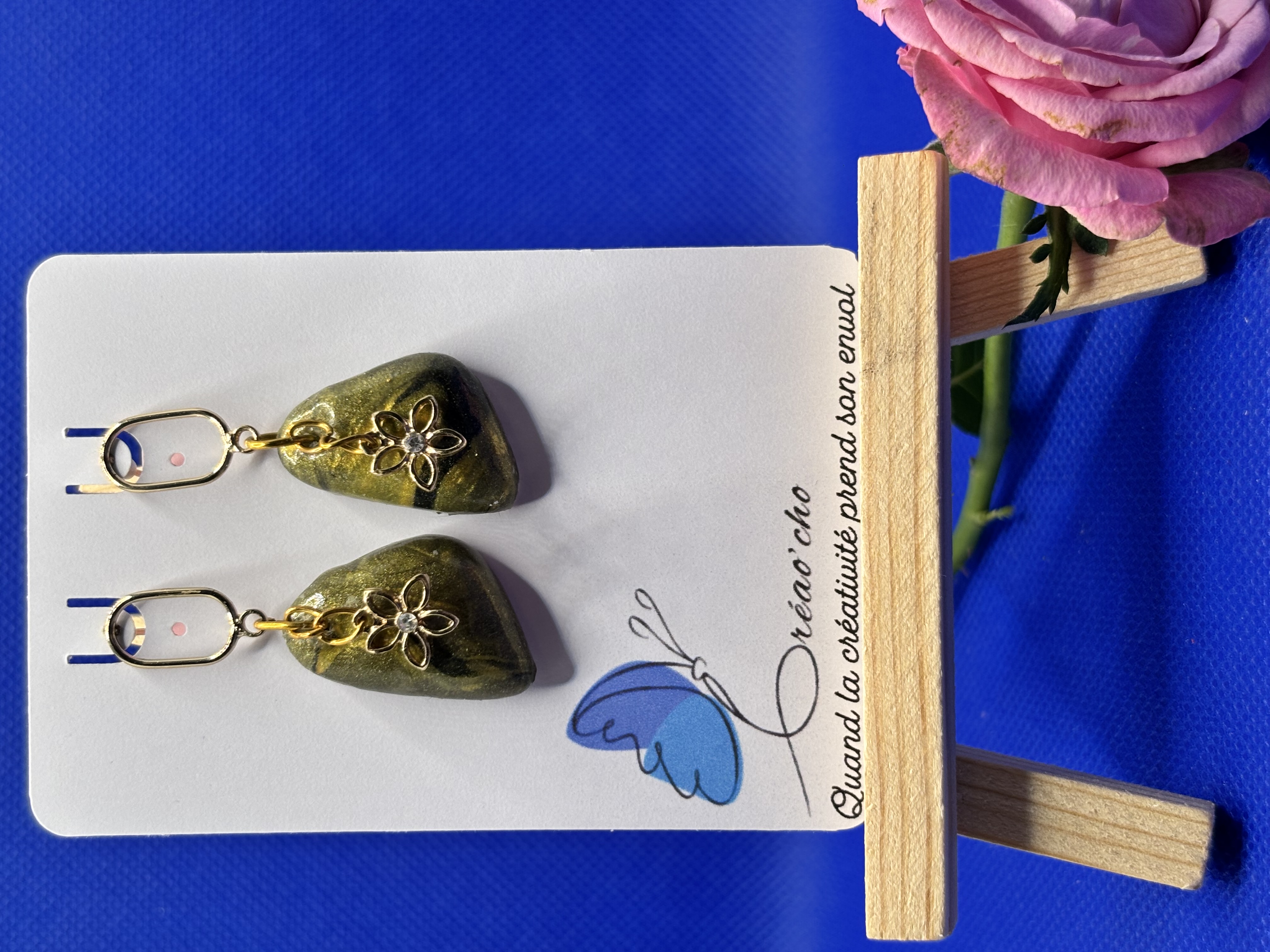 Boucles d'oreilles "Goutte" MDVO14