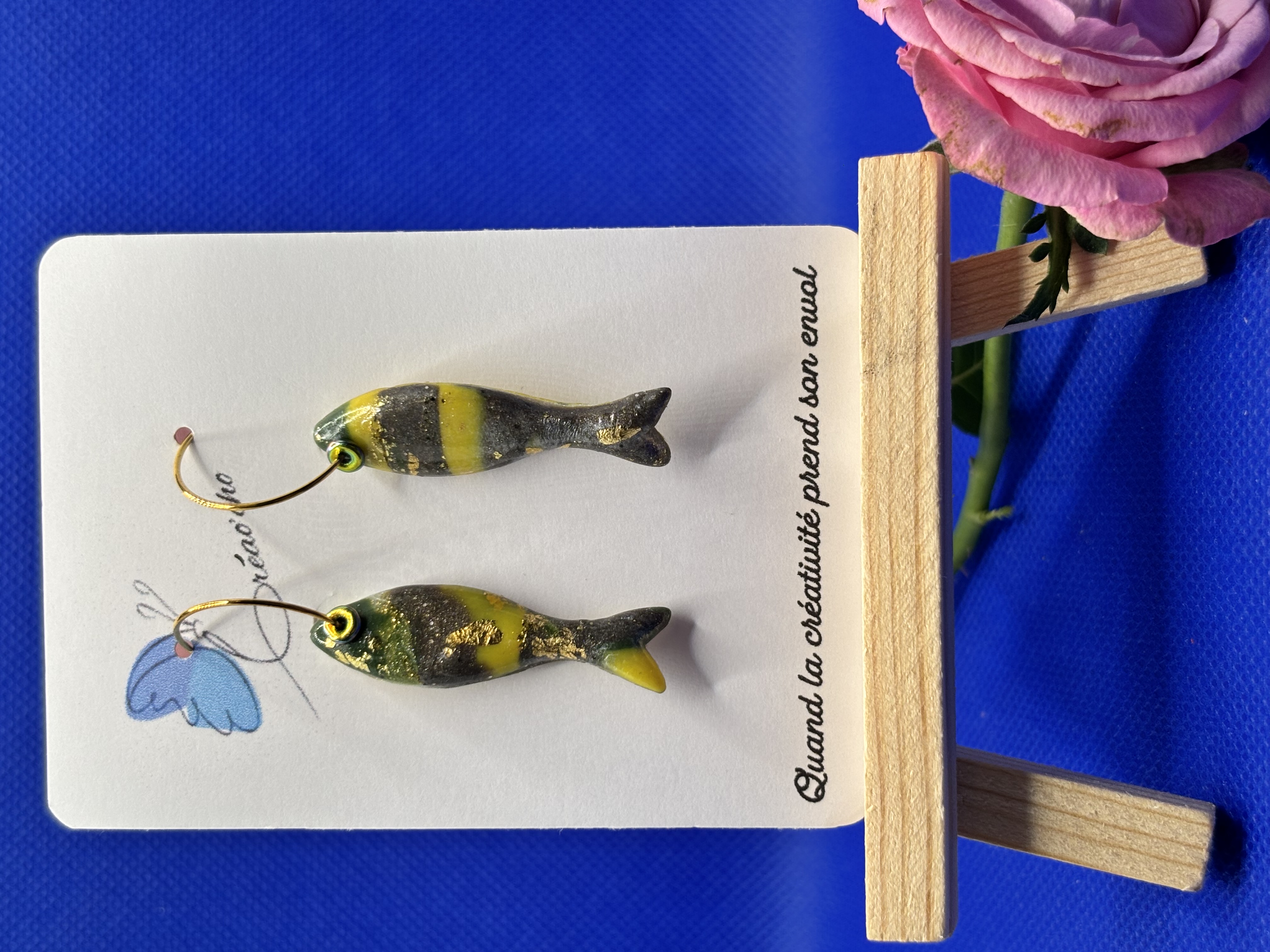 Boucles d'oreilles "Poisson" MDVO15
