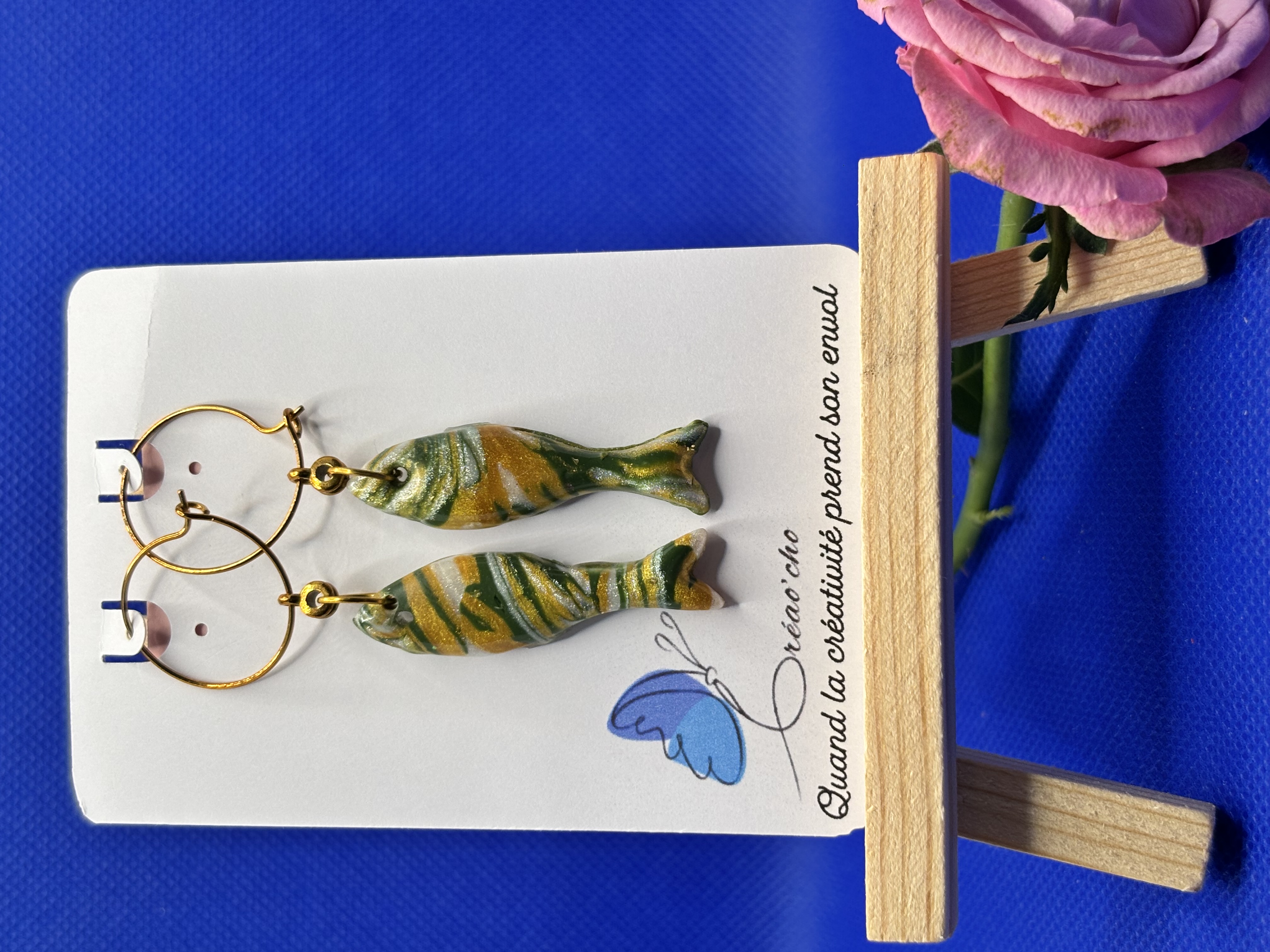 Boucles d'oreilles "Poisson" MDVO