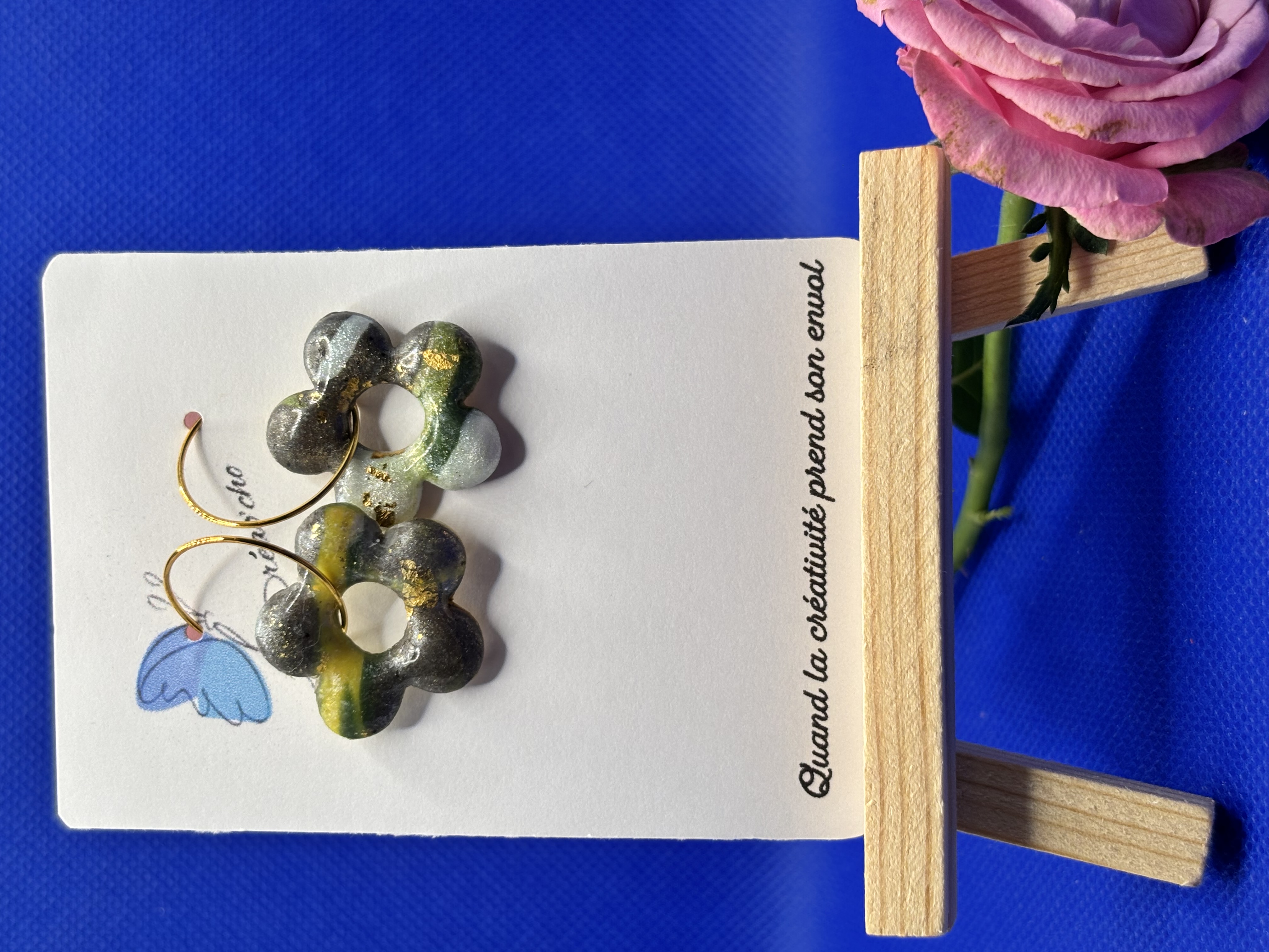 Boucles d'oreilles "Fleur" MDVO12
