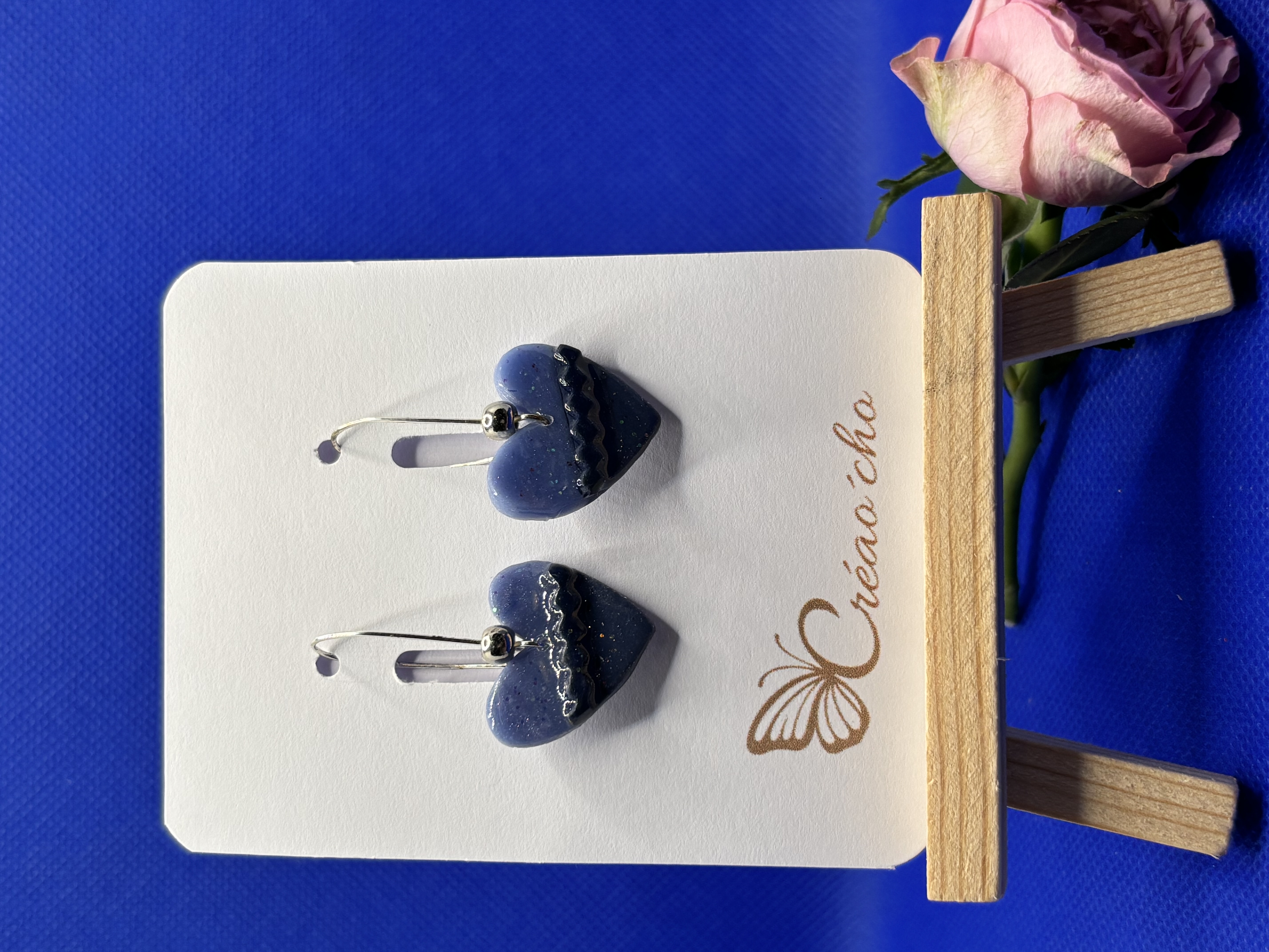 Boucles d'oreilles "Coeur" DBM3