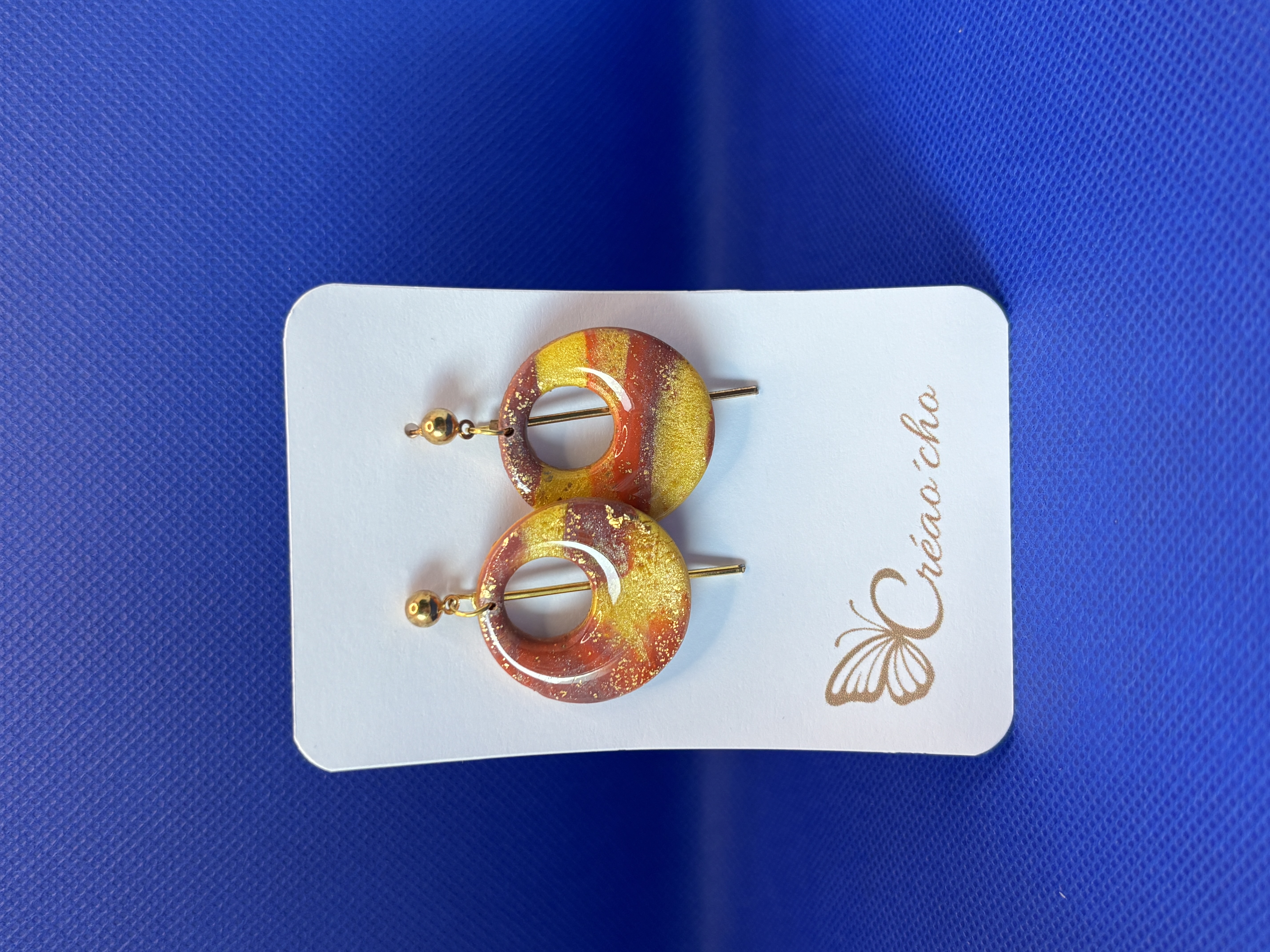Boucles d'oreilles " Ronde" LEDO7