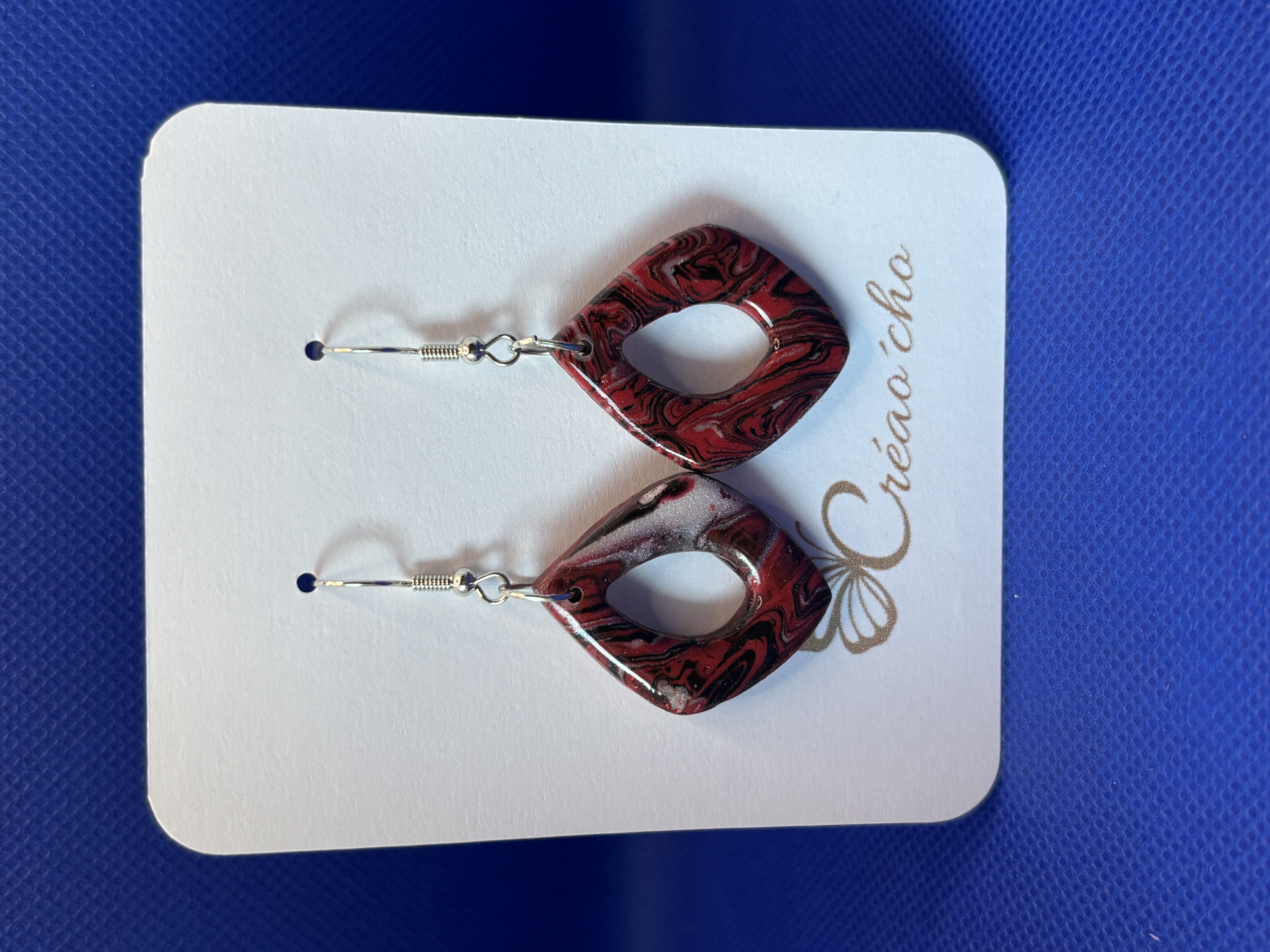 Boucles d'oreilles "Losange percé" EREN5