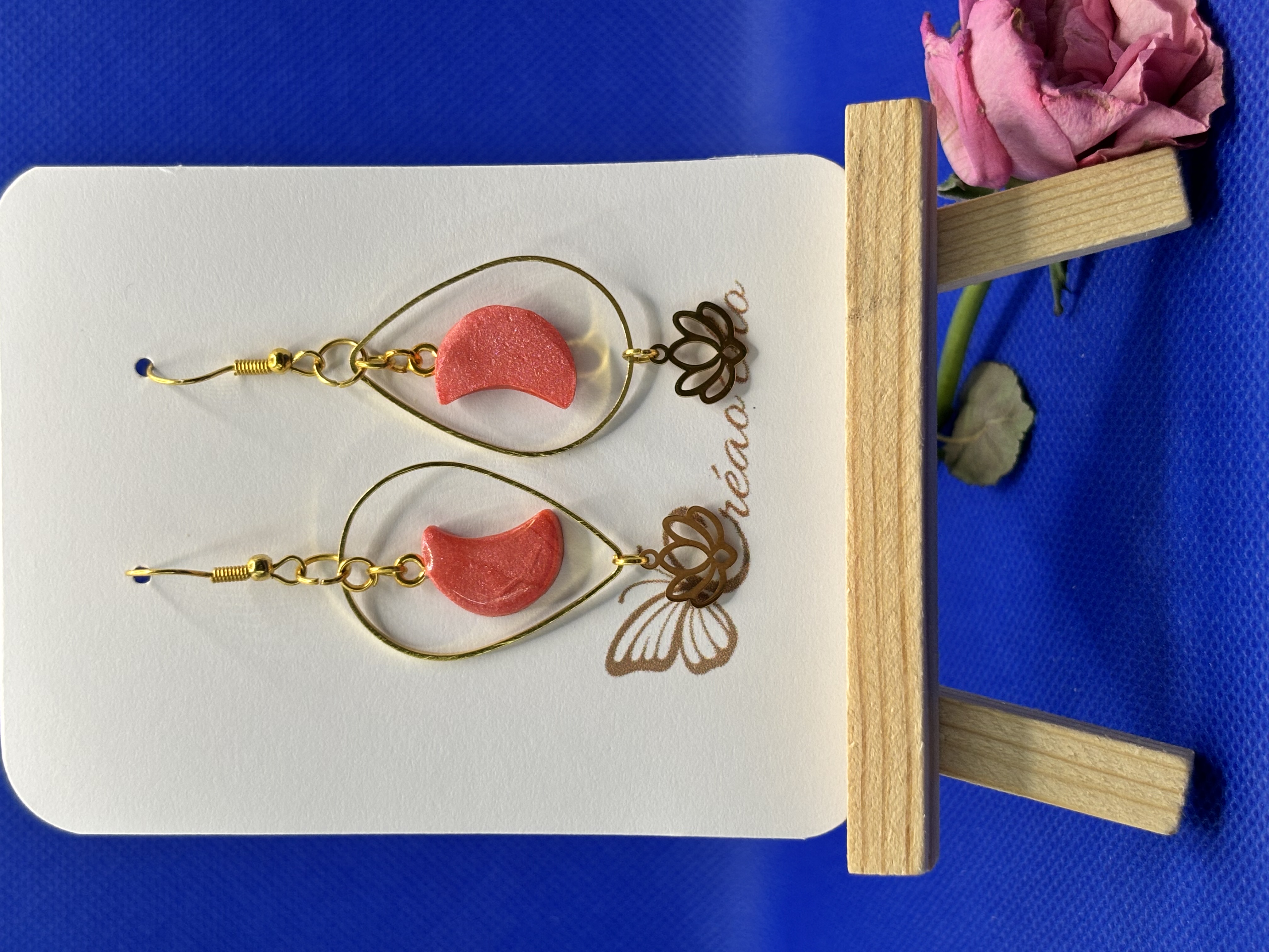 Boucles d'oreilles "lune" MDR7
