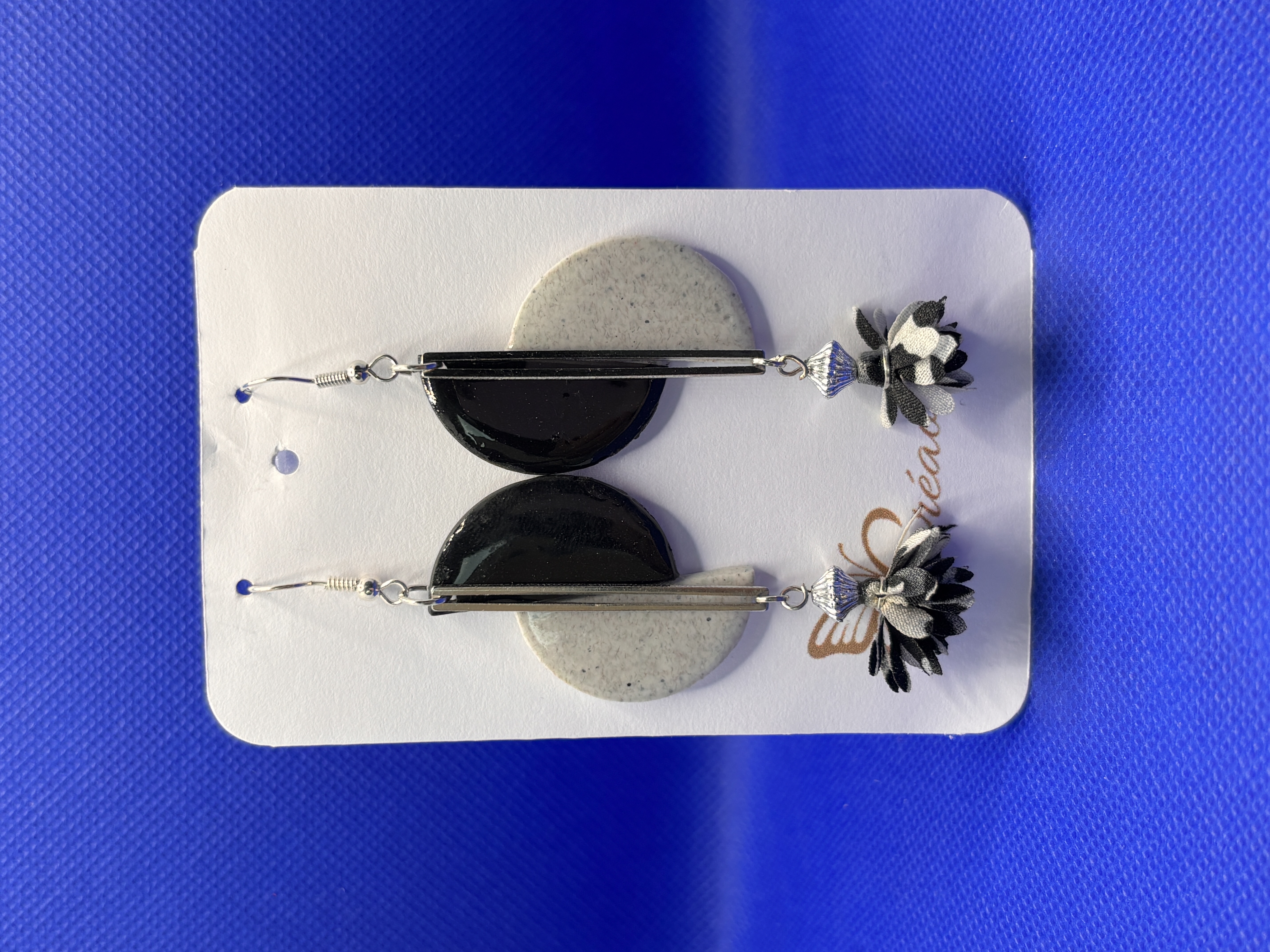 Boucles d'oreilles "Demi disque" BEN4