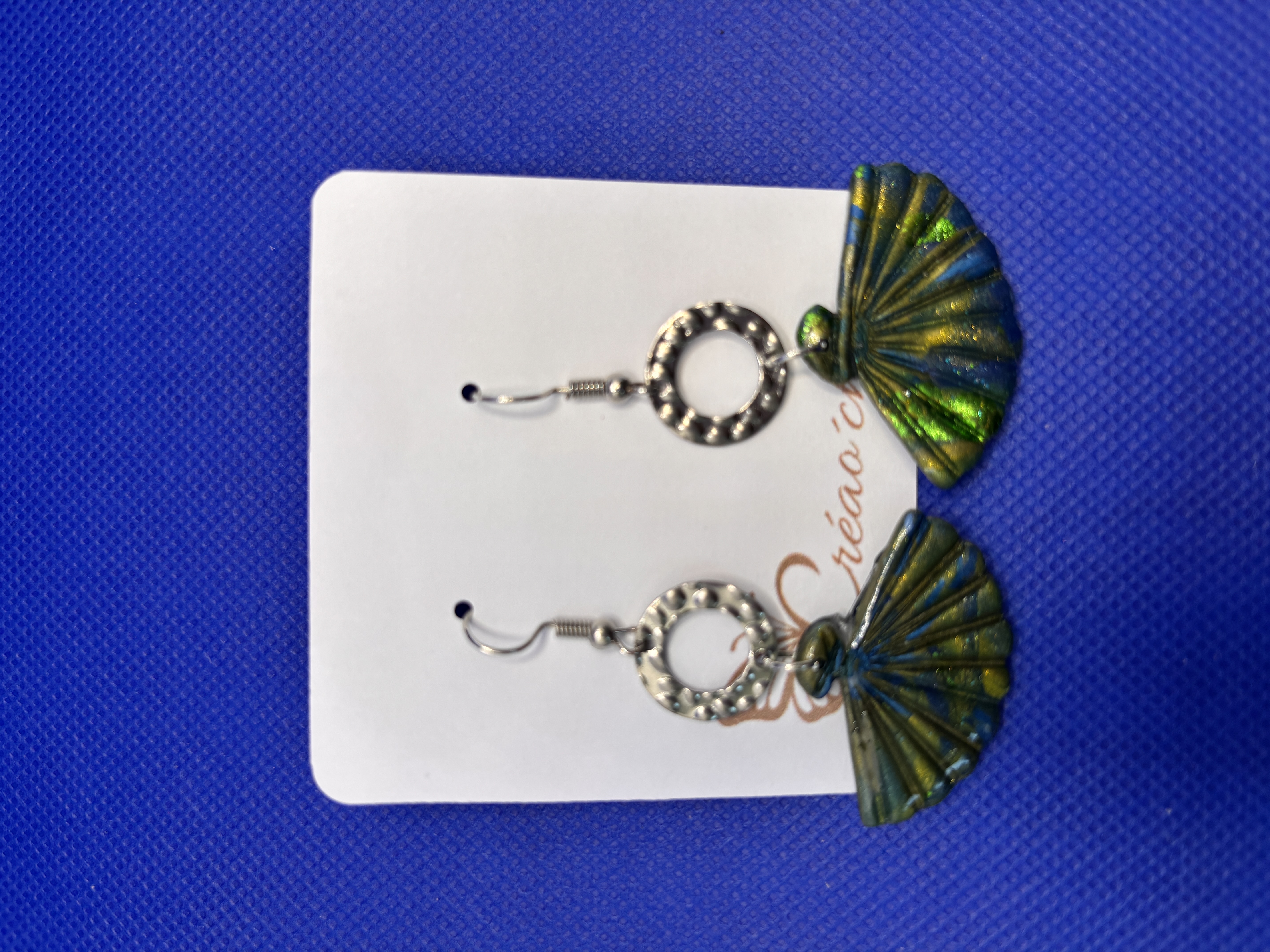 Boucles d'oreilles "Eventail"LVD8