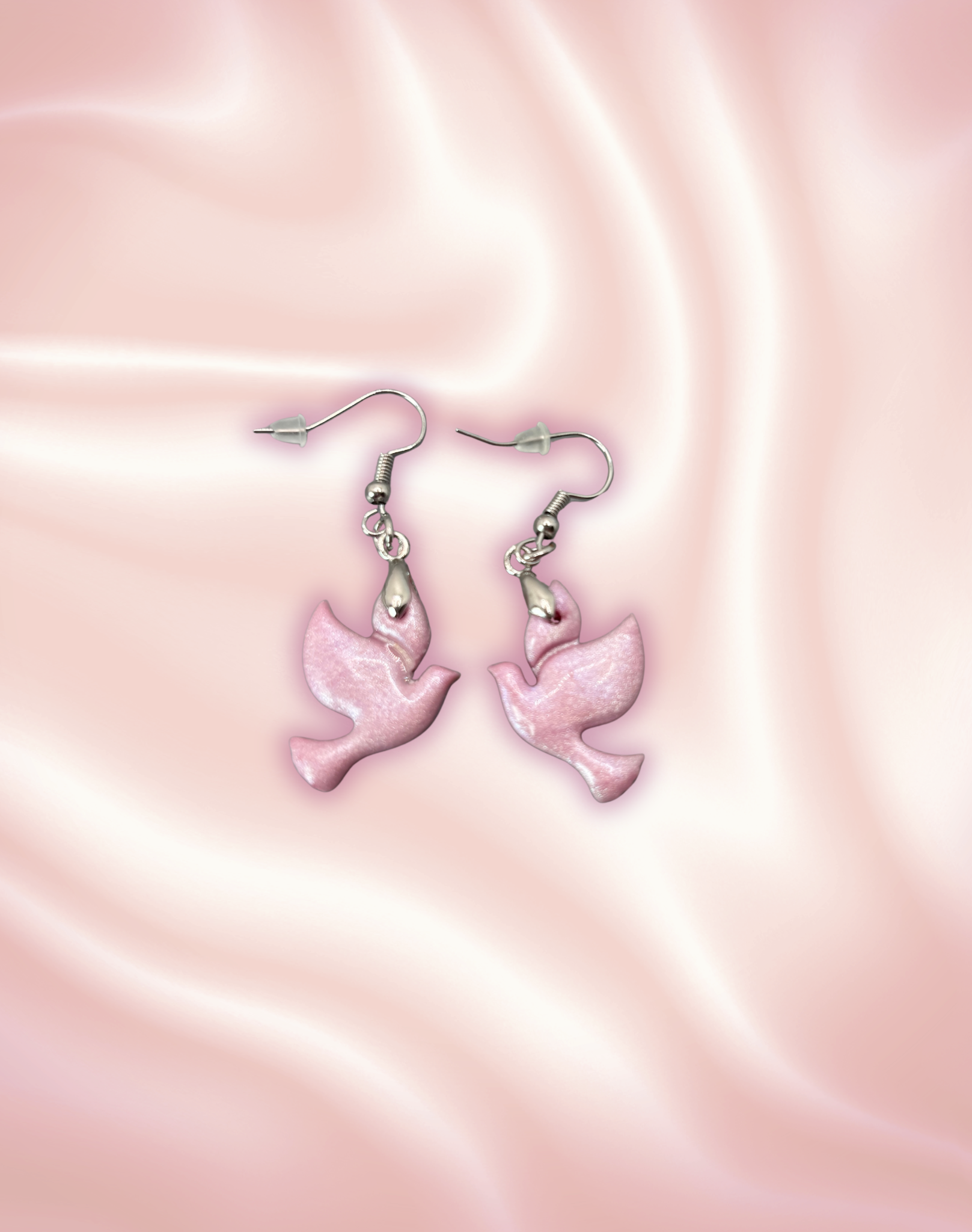 Boucles d'oreilles colombe VER15