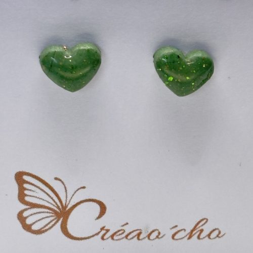 Puce coeur vert PC27