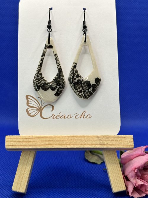 Boucle d'oreille losange BEN2