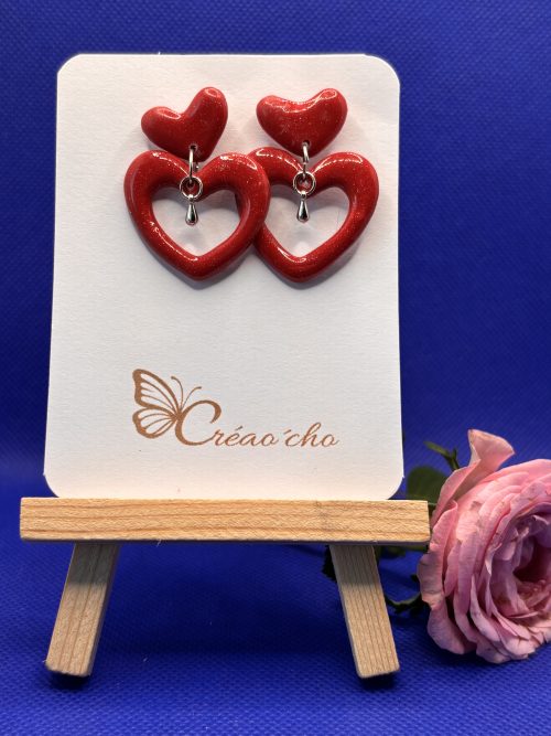 Boucles d'oreilles "Coeur" OVR1