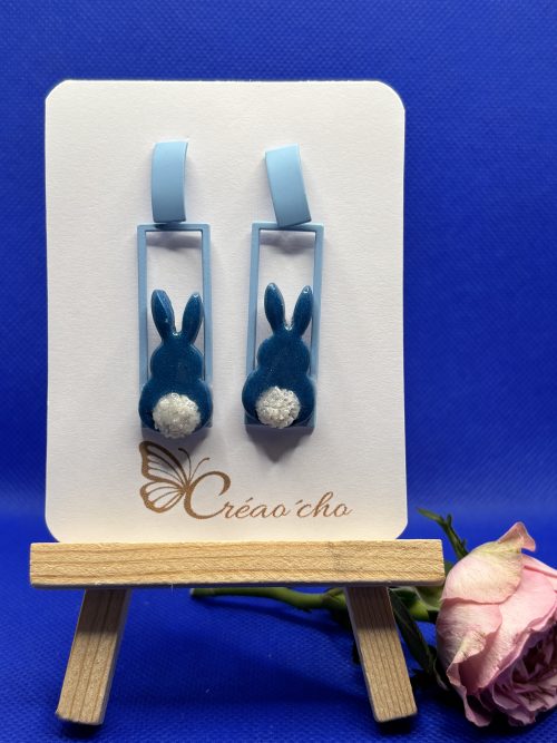 Boucles d'oreilles "Lapinou"LBDC2