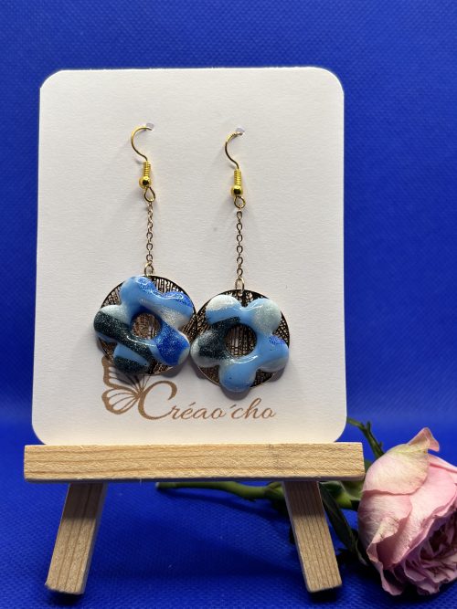 Boucles d'oreilles "fleur" LBDC14