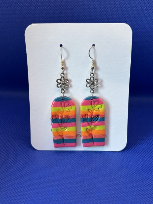 Boucles d'oreilles "Rectangulaire" LLEF9