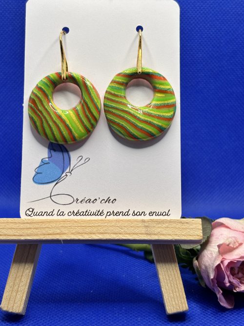 Boucles d'oreilles "Ronde" LLEF12