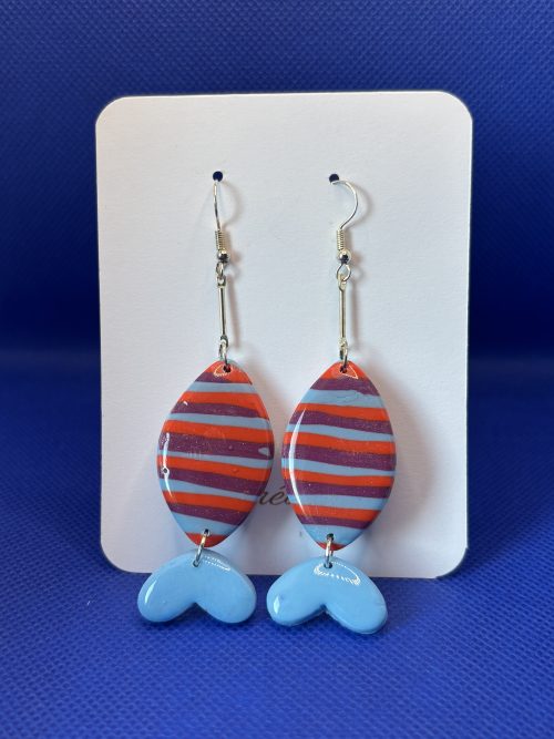 Boucles d'oreilles "Poisson" LLEF22