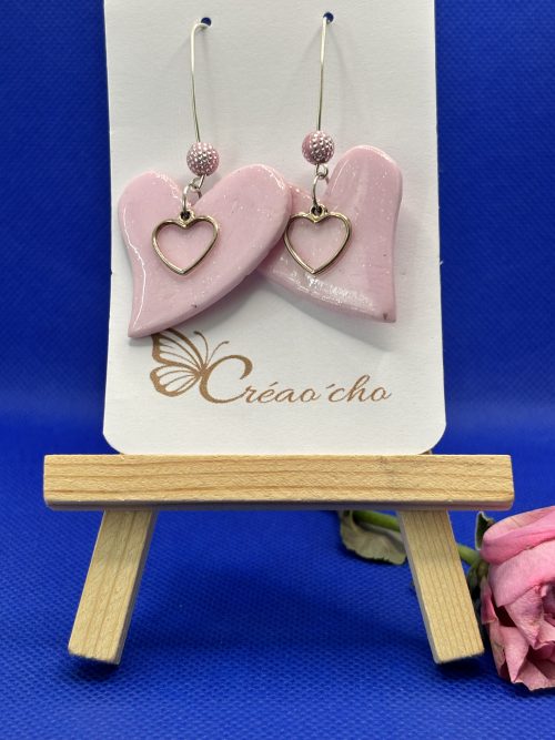 Boucles d'oreilles "Coeur"VER6