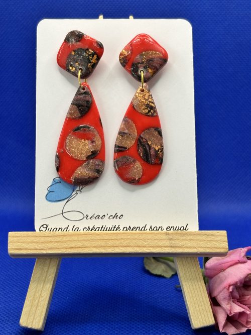 Boucles d'oreilles "Goutte" PDO2