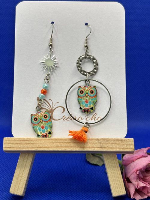 Boucles d'oreilles" Asymétrique"PDO5