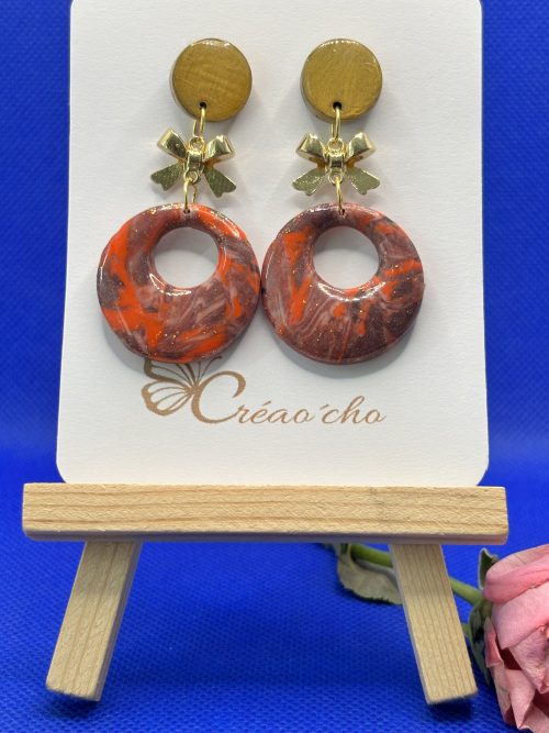 Boucles d'oreilles "Ronde"PDO7