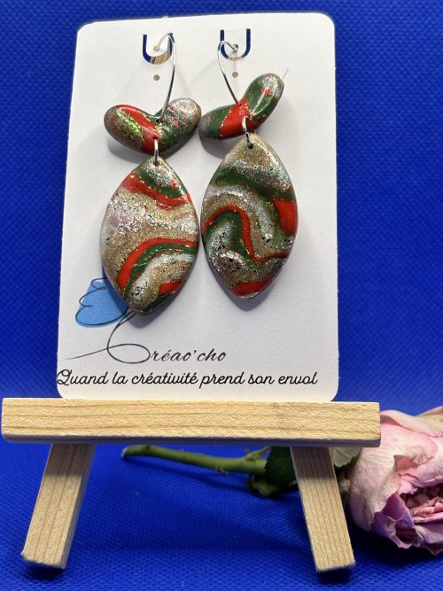 Boucles d'oreilles " Poisson" PVRL4