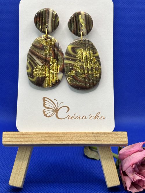 Boucles d'oreilles "Ovale" LBD4